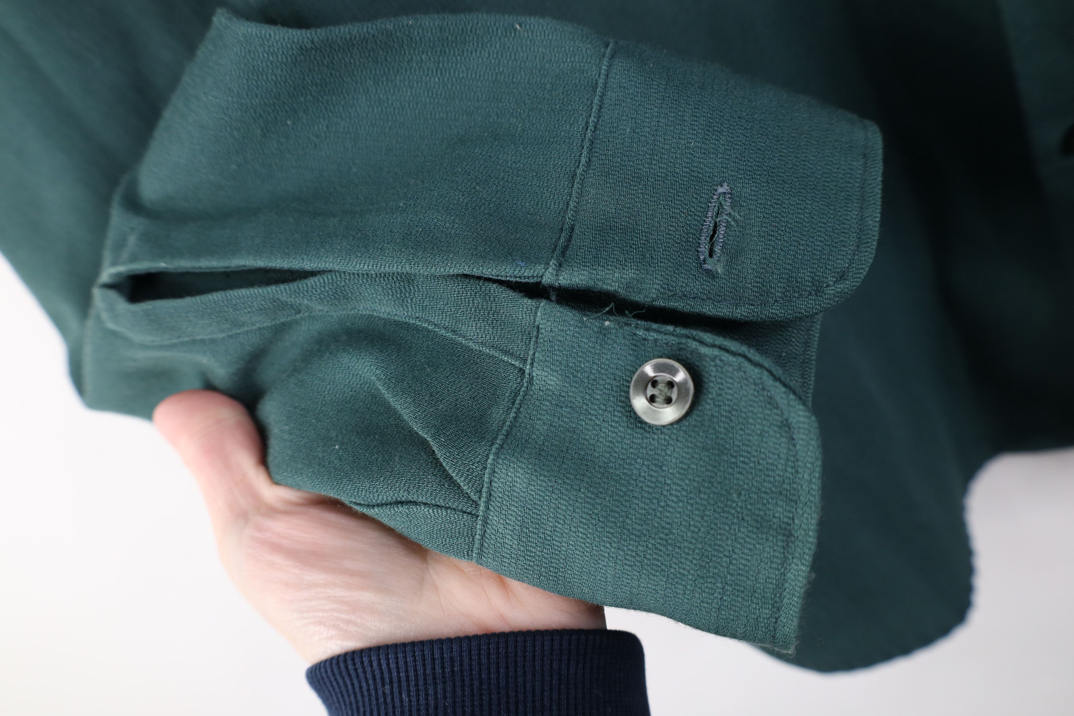 Vintage Vintage 50s Streetwear Mechanic Workwear Button Shirt USA Size US L / EU 52-54 / 3 - 7 Thumbnail