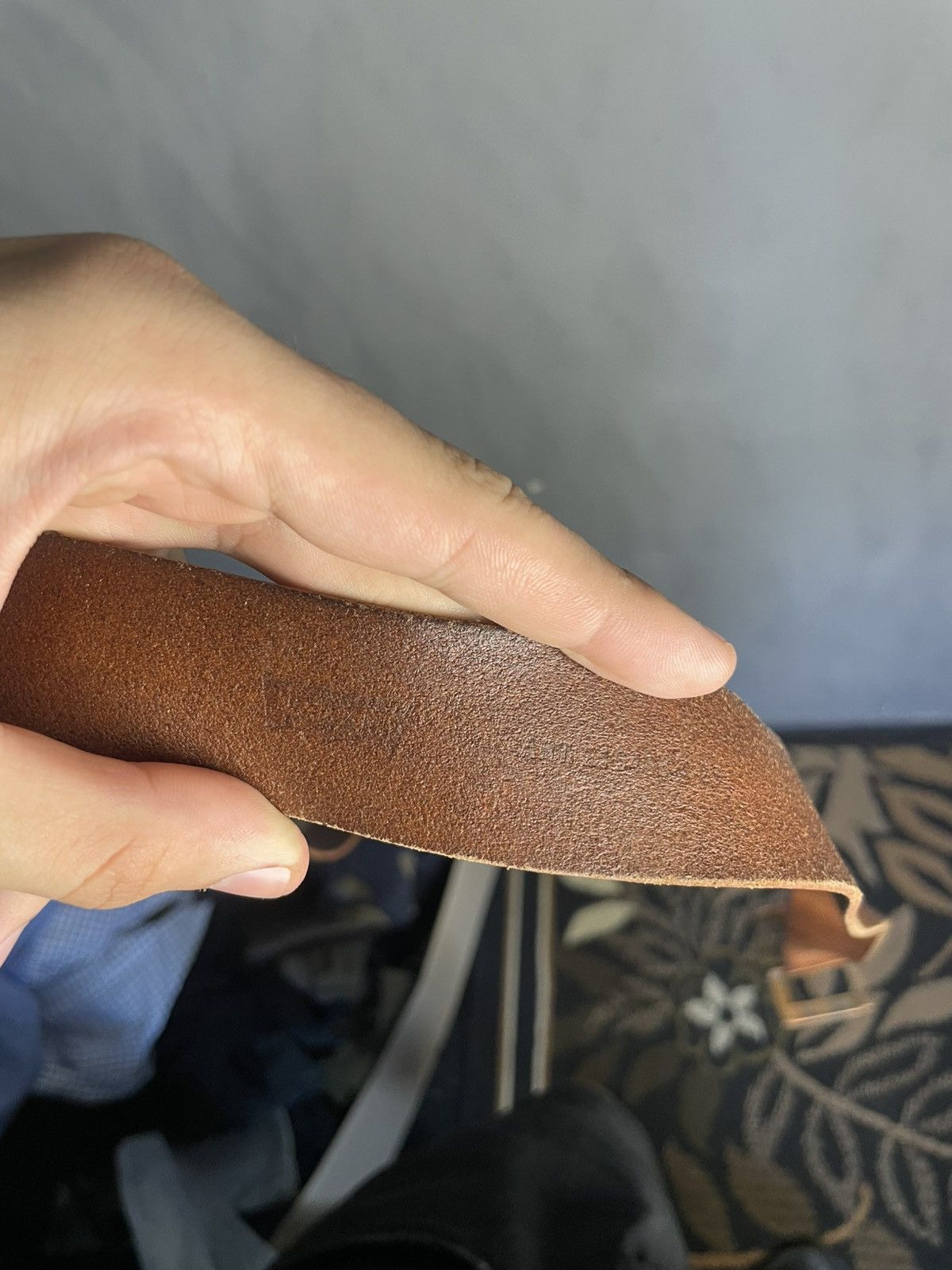 Levi's Levi’s Leather Brown Belt Made In Italy 34/85 Size 34 - 4 Thumbnail