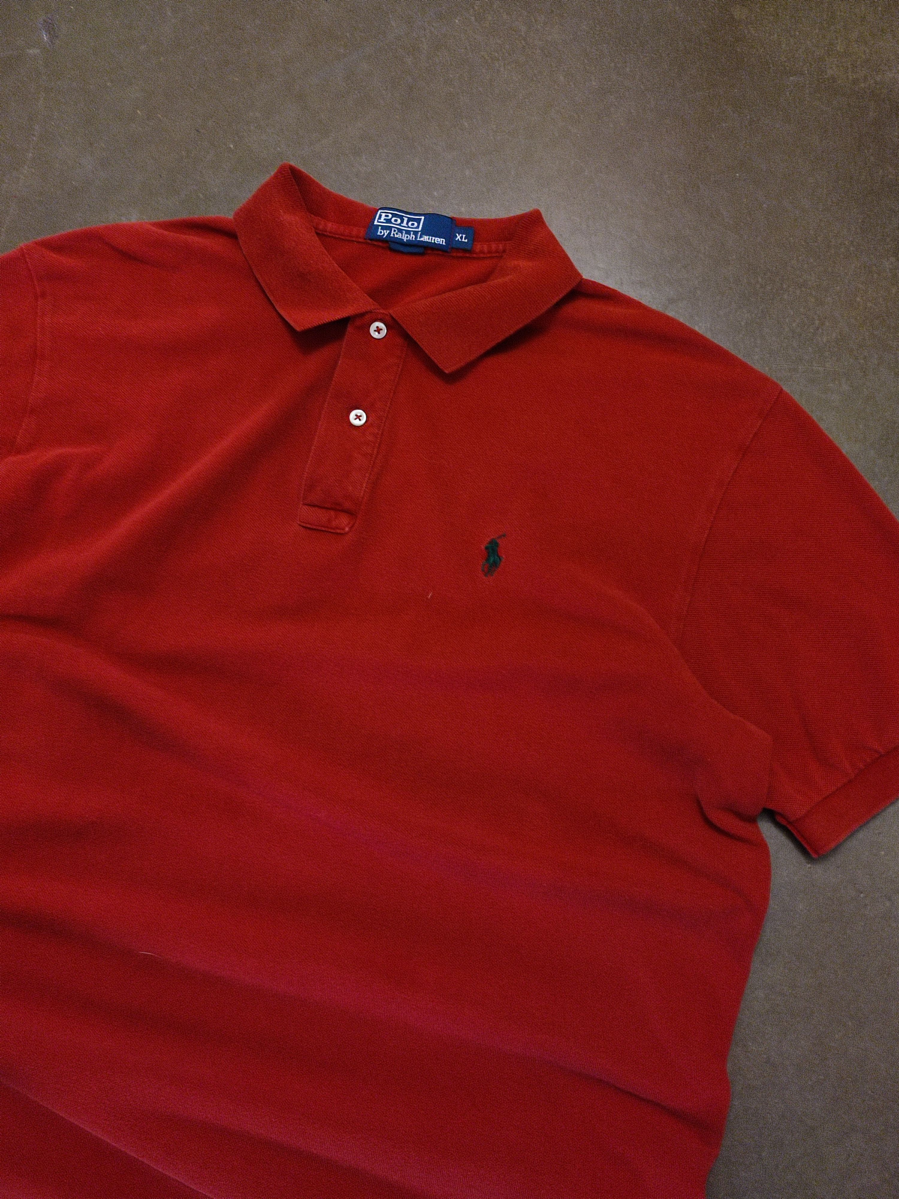 Polo Ralph Lauren Men’s Red Short Sleeve Cotton Polo Shirt Size US XL / EU 56 / 4 - 2 Thumbnail