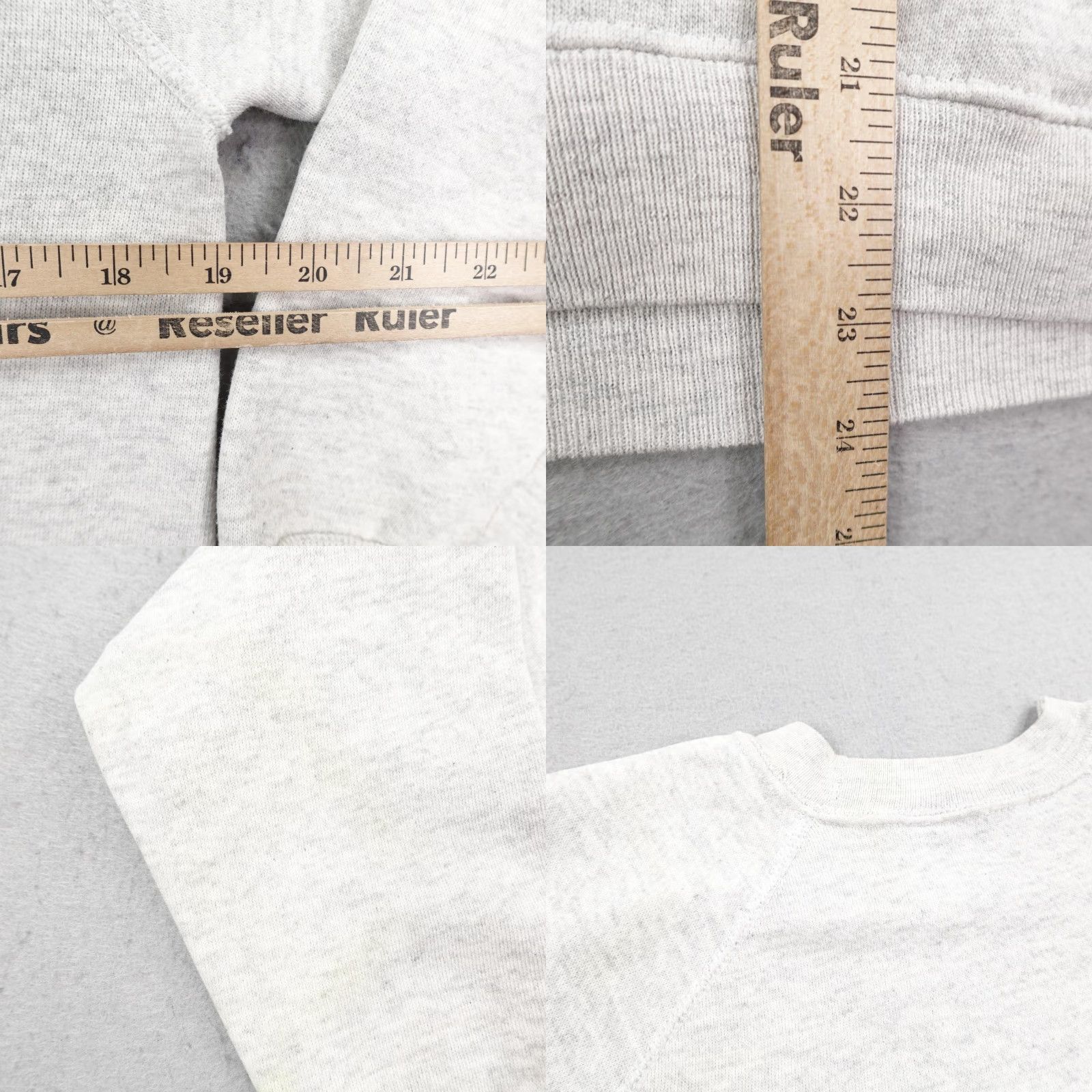 Hanes Vintage Hanes Sweatshirt Just Ski It Mens Medium Gray 80s Neon Graphic Crewneck USA Size US M / EU 48-50 / 2 - 8 Thumbnail