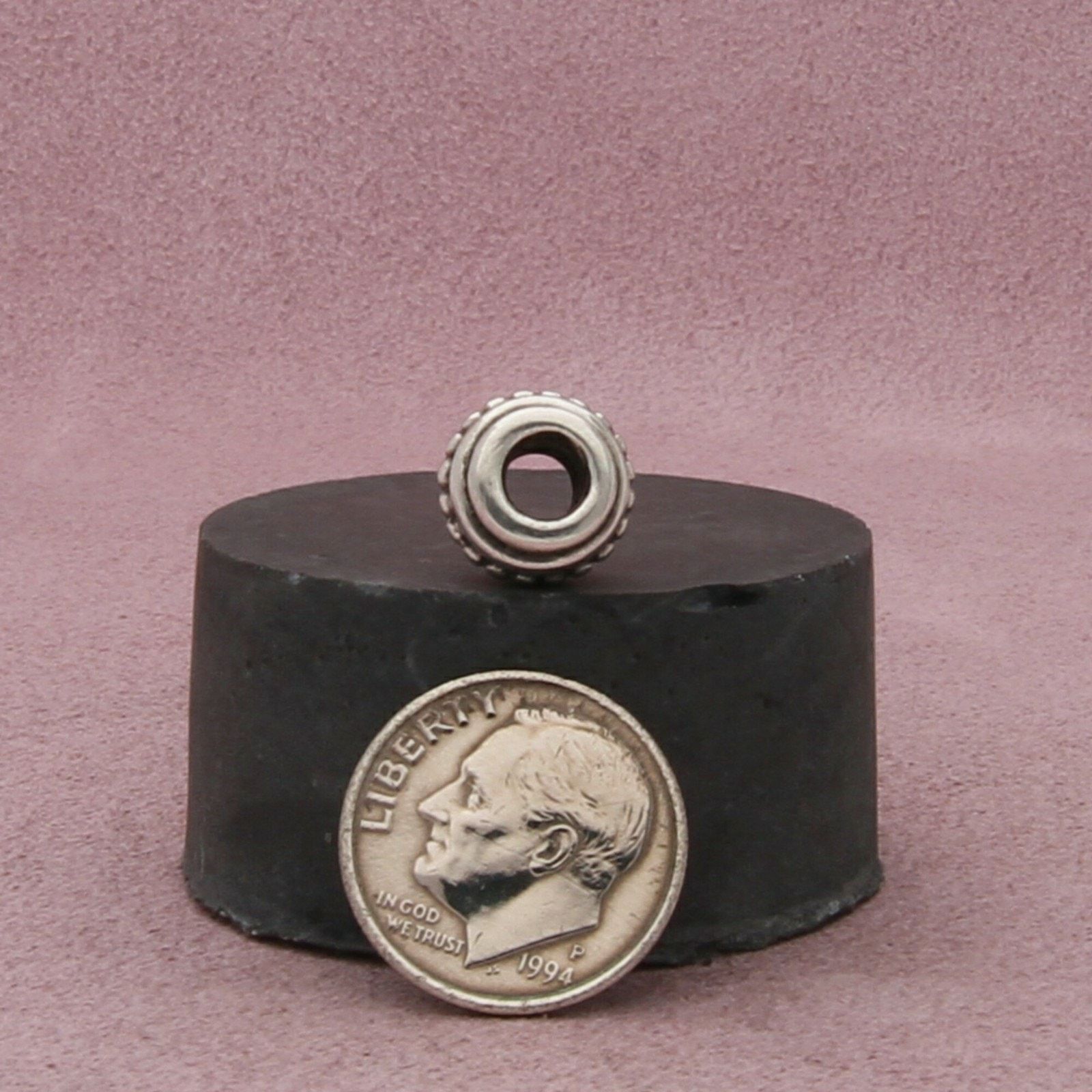 pandora pandora sterling silver hopi dots & lines bead charm pendant Size ONE SIZE - 2 Thumbnail