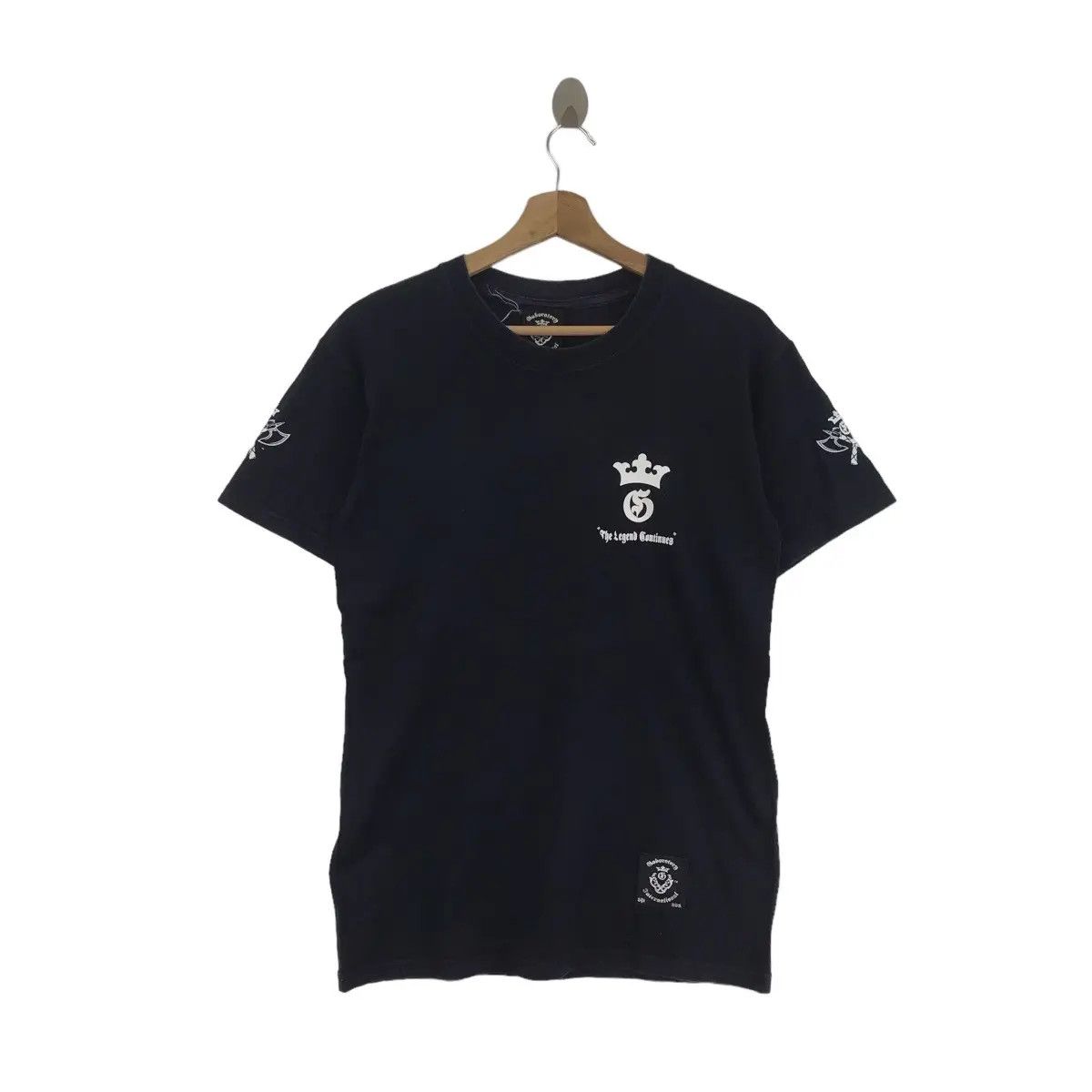 Vintage LABORATORY INTERNATIONAL Sfv Usa Brand Big Logo Print Black Size US S / EU 44-46 / 1 - 2 Thumbnail