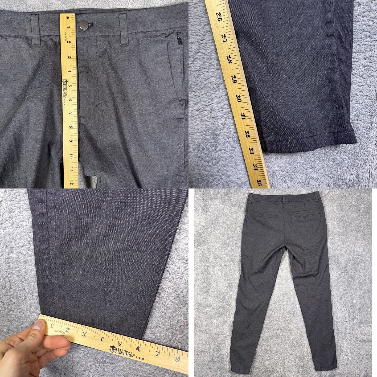Lululemon Lululemon Commission Pants Mens 32x33 Slim ABC Utilitech Warpsteme LM5ABYS Pants Chino Slim 32 Gray Mens Size US 32 / EU 48 - 8 Thumbnail