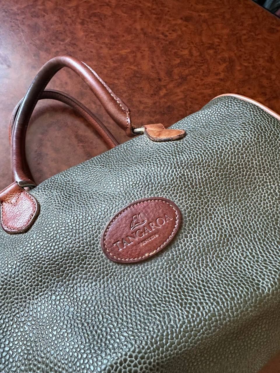 Handmade × Vintage Terrida Tangaroa Briefcase Carrier Leather bag riri 90s Size ONE SIZE - 2 Thumbnail