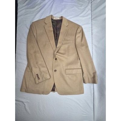 Ralph Lauren Ralph Lauren Suit Jacket 43 R Beige silk, wool, cashmere Des Size 42R - 3 Thumbnail
