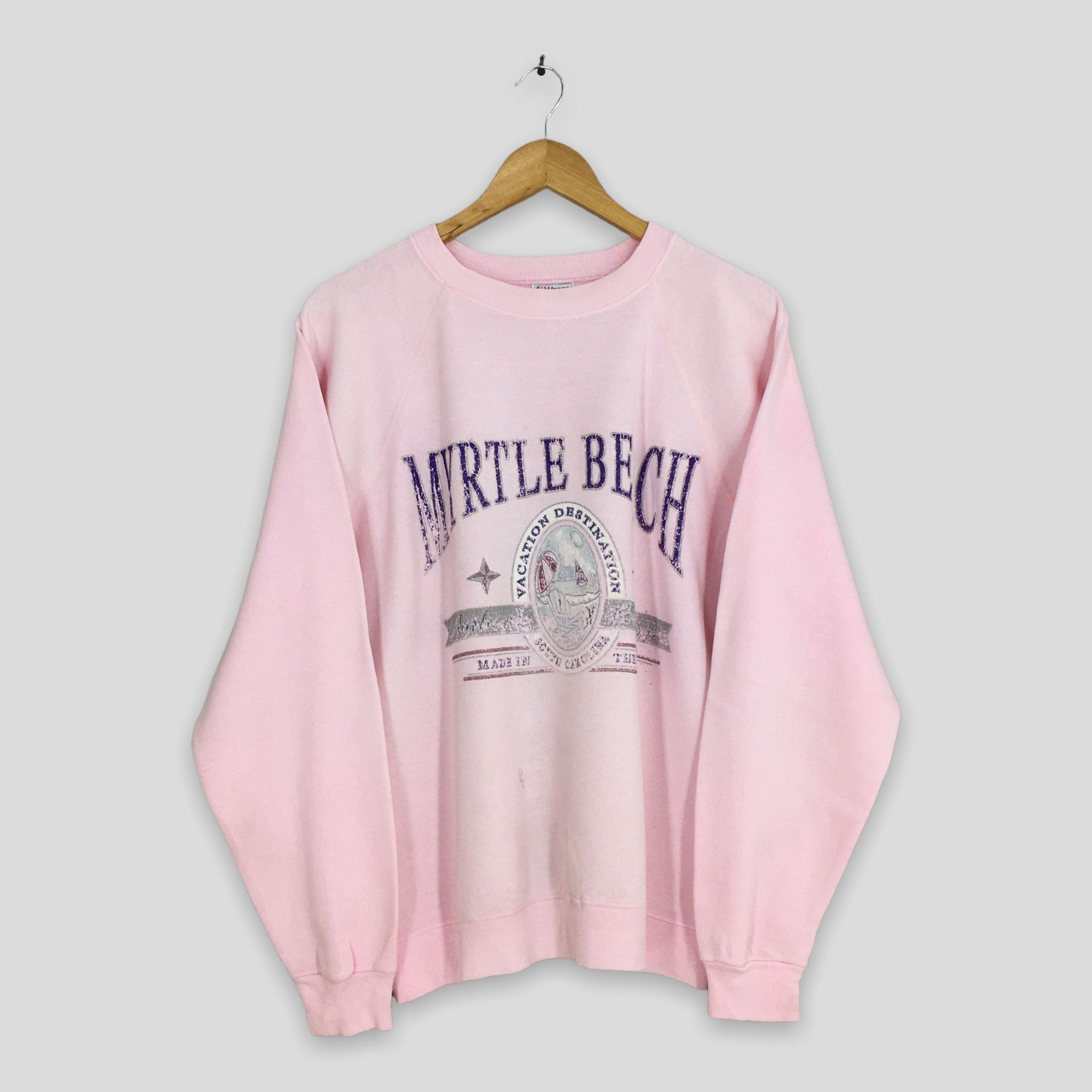 Other Vintage Myrtle Beach Pink Sweatshirts Large Size US L / EU 52-54 / 3 - 1 Thumbnail