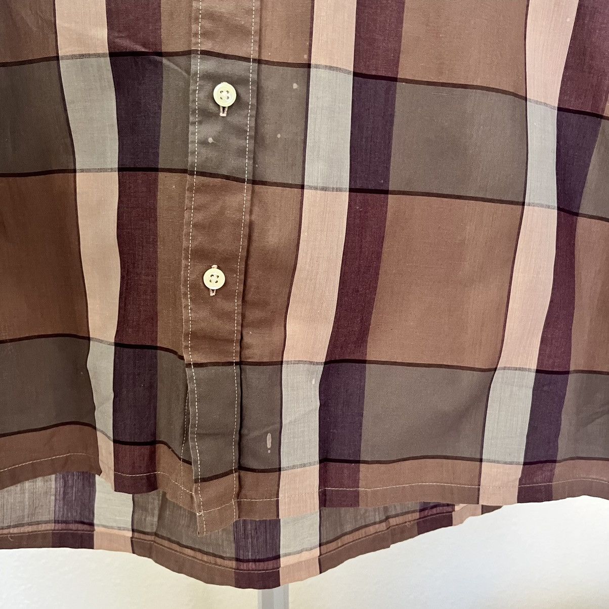 Christian Dior Monsieur Vintage Christian Dior Button Down Plaid Shirt Size L Size US L / EU 52-54 / 3 - 4 Thumbnail