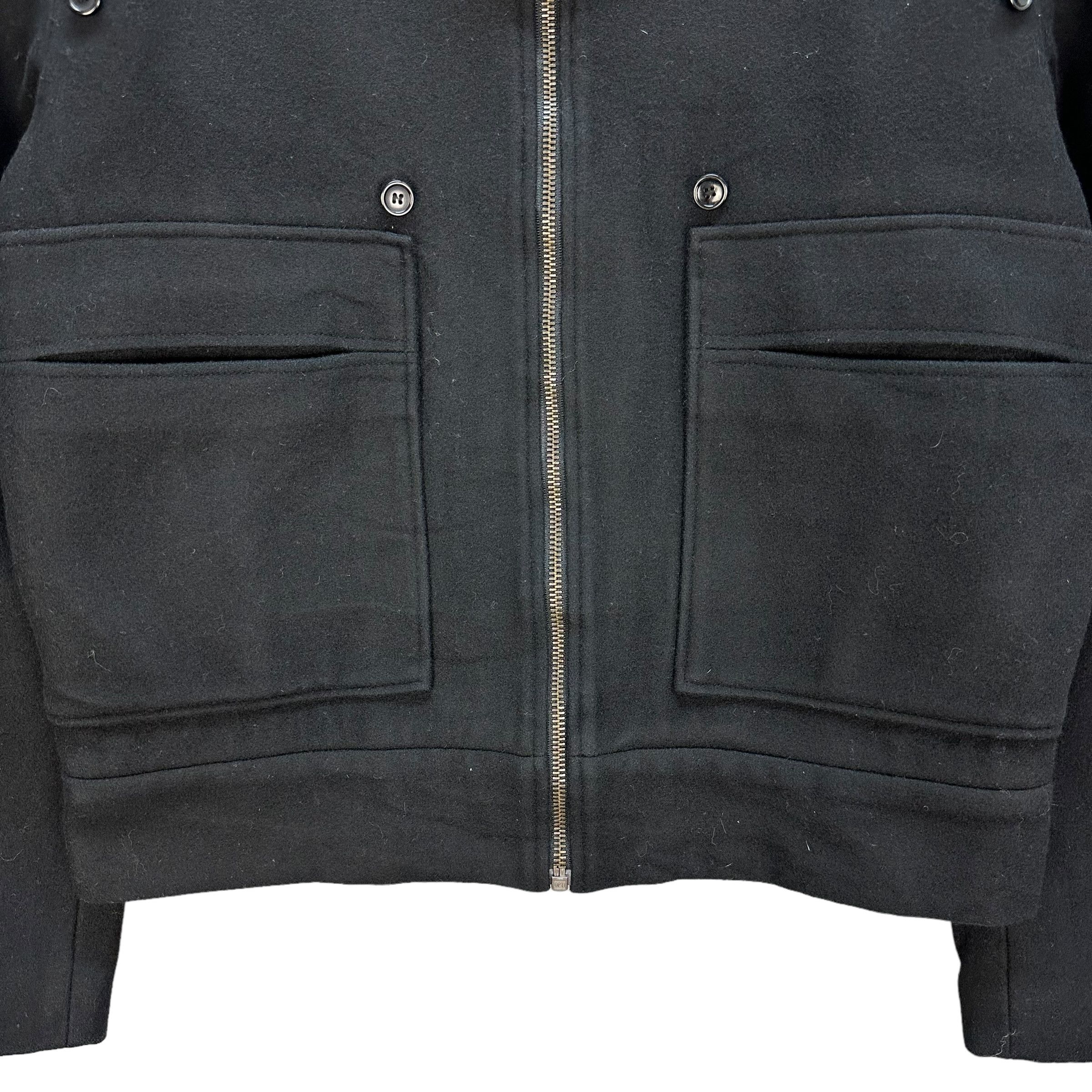 Raf Simons Raf Simons AW 07-08 Extrafine Wool Bomber Jacket #A18-0423 Size US S / EU 44-46 / 1 - 4 Thumbnail