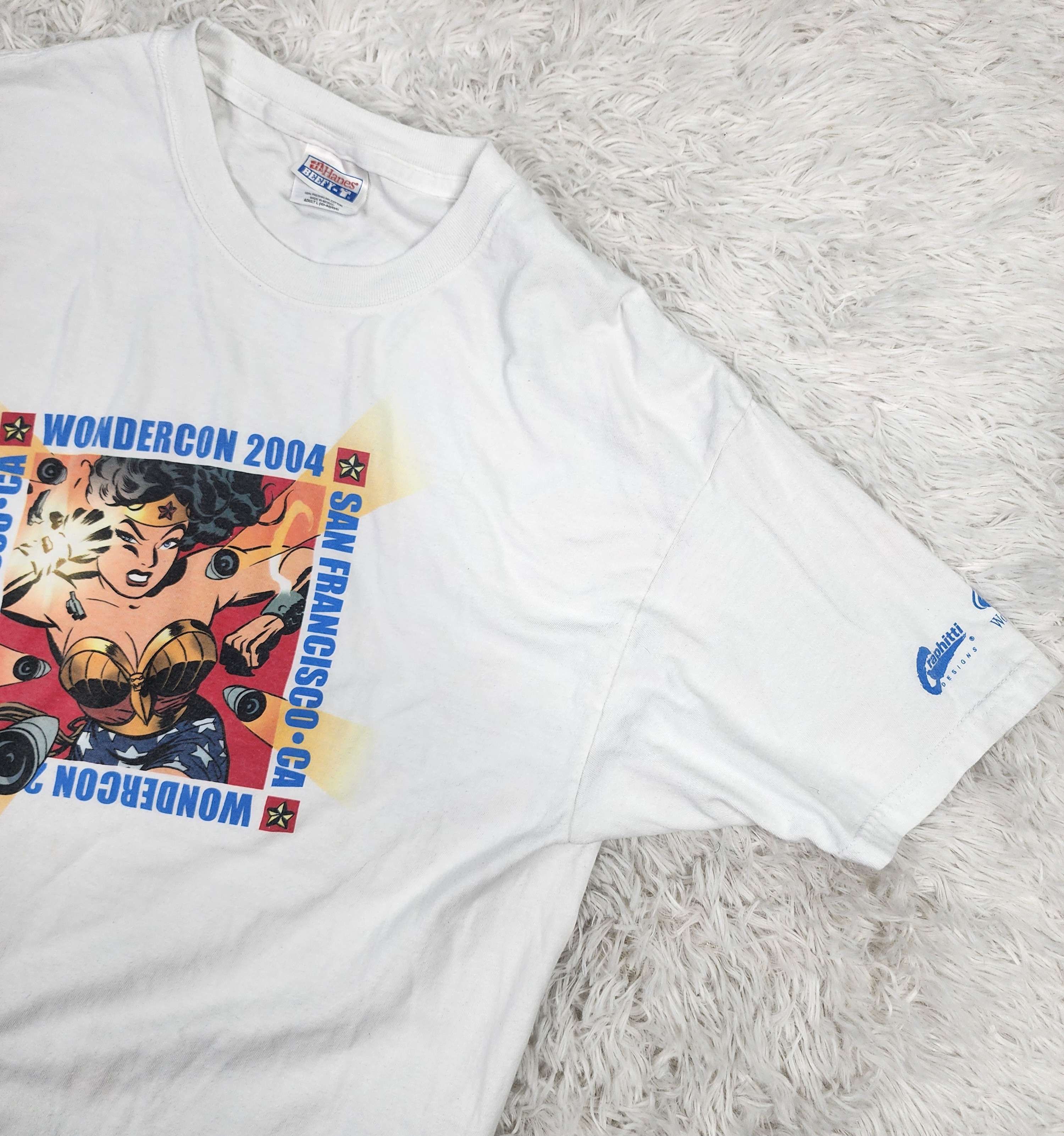 Hanes Vintage Y2K Wondercon San Francisco CA 2004 tee Size US L / EU 52-54 / 3 - 2 Thumbnail