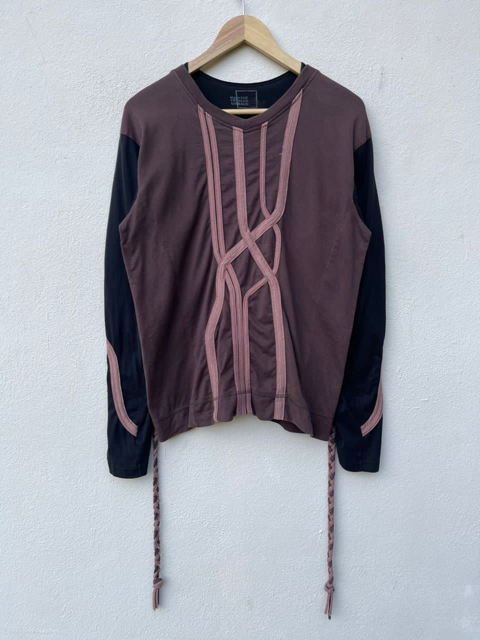 Japanese Brand Marithe Francois Girbaud Design Longsleeve Tee Size M / US 6-8 / IT 42-44 - 1 Thumbnail