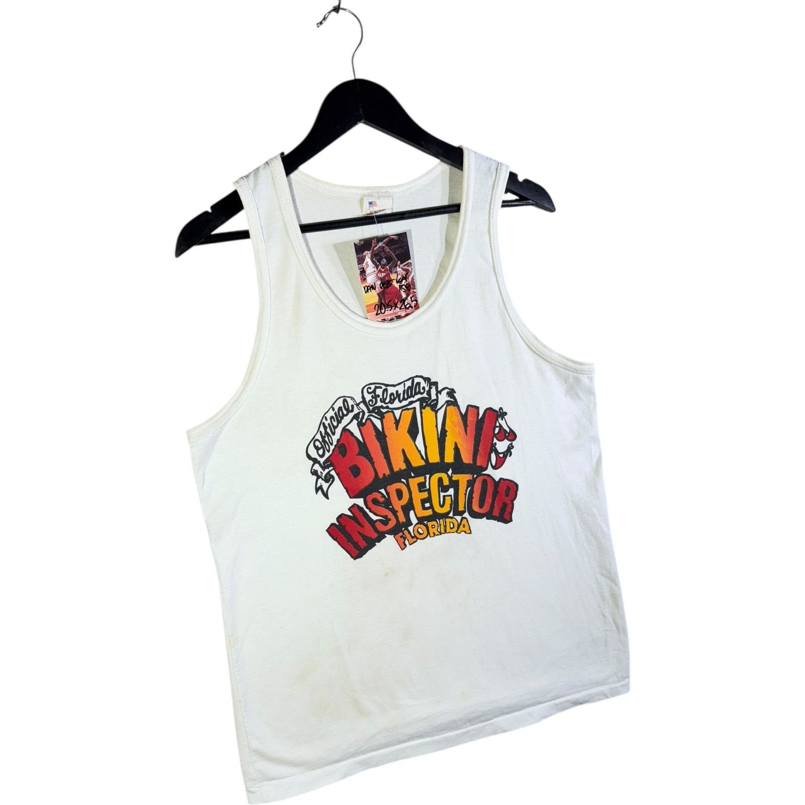Vintage Vintage Bikini Inspector Florida Official Tank Top Large Size US L / EU 52-54 / 3 - 4 Thumbnail