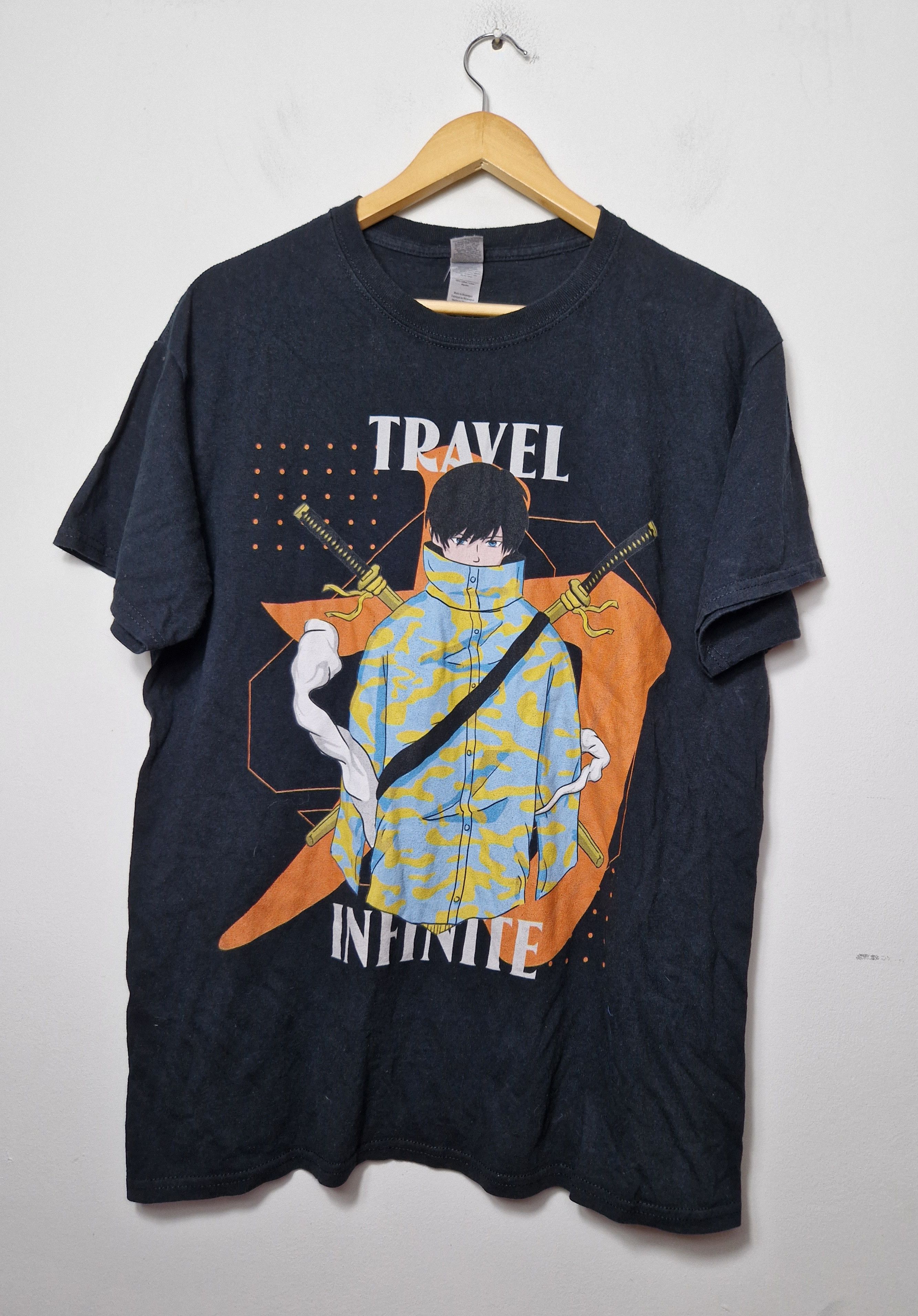 Anime × Cartoon Network × Japanese Brand vintage anime print Travel Infinitie manga tee Size US L / EU 52-54 / 3 - 1 Thumbnail