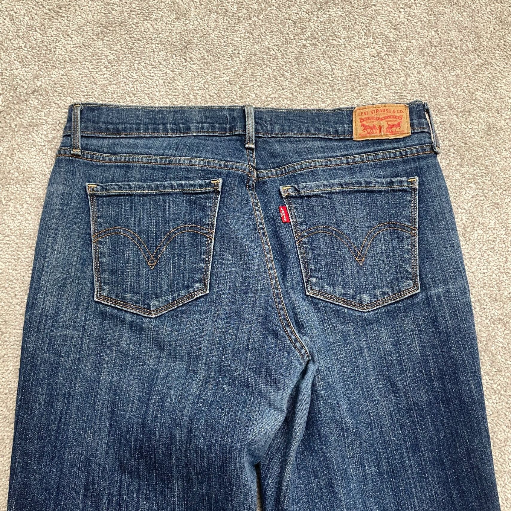 Levi's VINTAGE Levi's 505 Straight Leg Jeans Womens Size 8 Blue Mid Rise Casual Cotton 32x31 Size 30" / US 8 / IT 44 - 6 Thumbnail