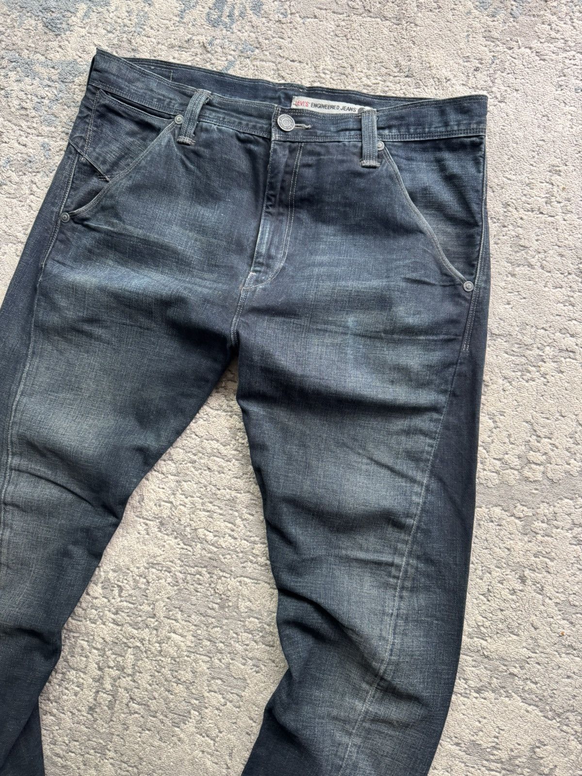 Levi's Vintage Clothing Levis Engineered Buckle Back Denim Jeans Size 34 Size US 34 / EU 50 - 8 Thumbnail