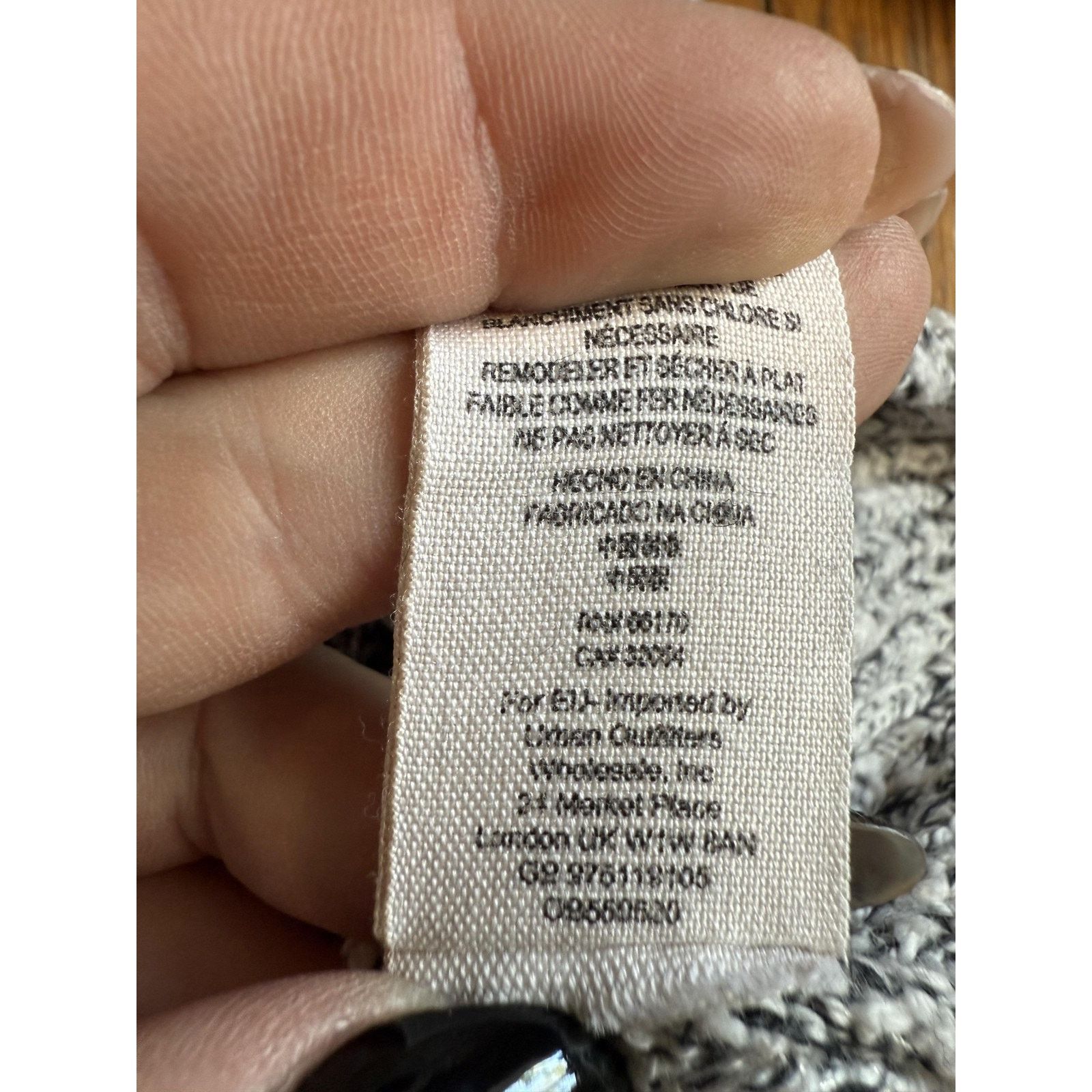 Free People Free People Sweater XS Black White Marled Ribbed Crewneck Size XS / US 0-2 / IT 36-38 - 5 Thumbnail