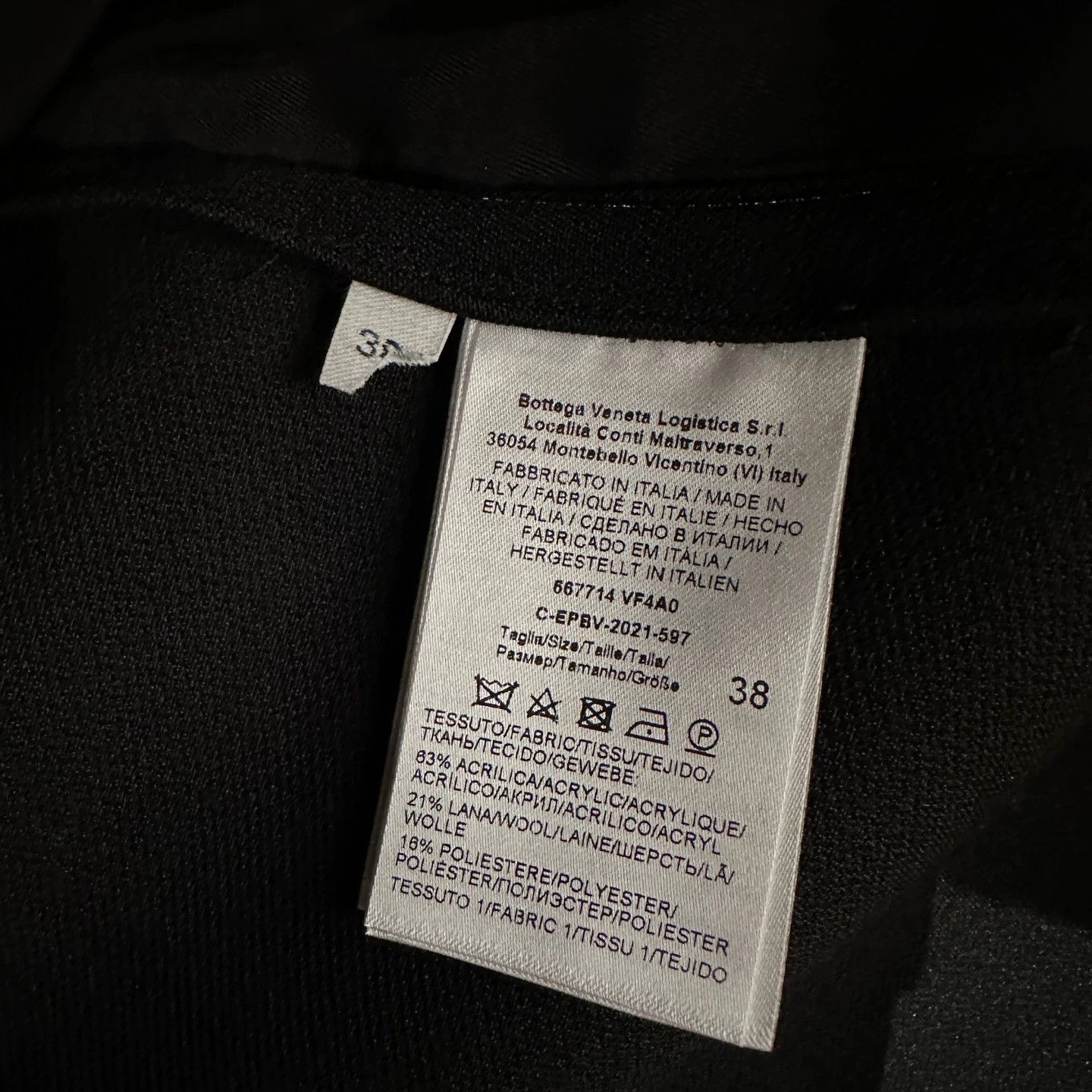Bottega Veneta Bottega Veneta may39 solid blazer 38 acrylic Size XS / US 0-2 / IT 36-38 - 4 Thumbnail