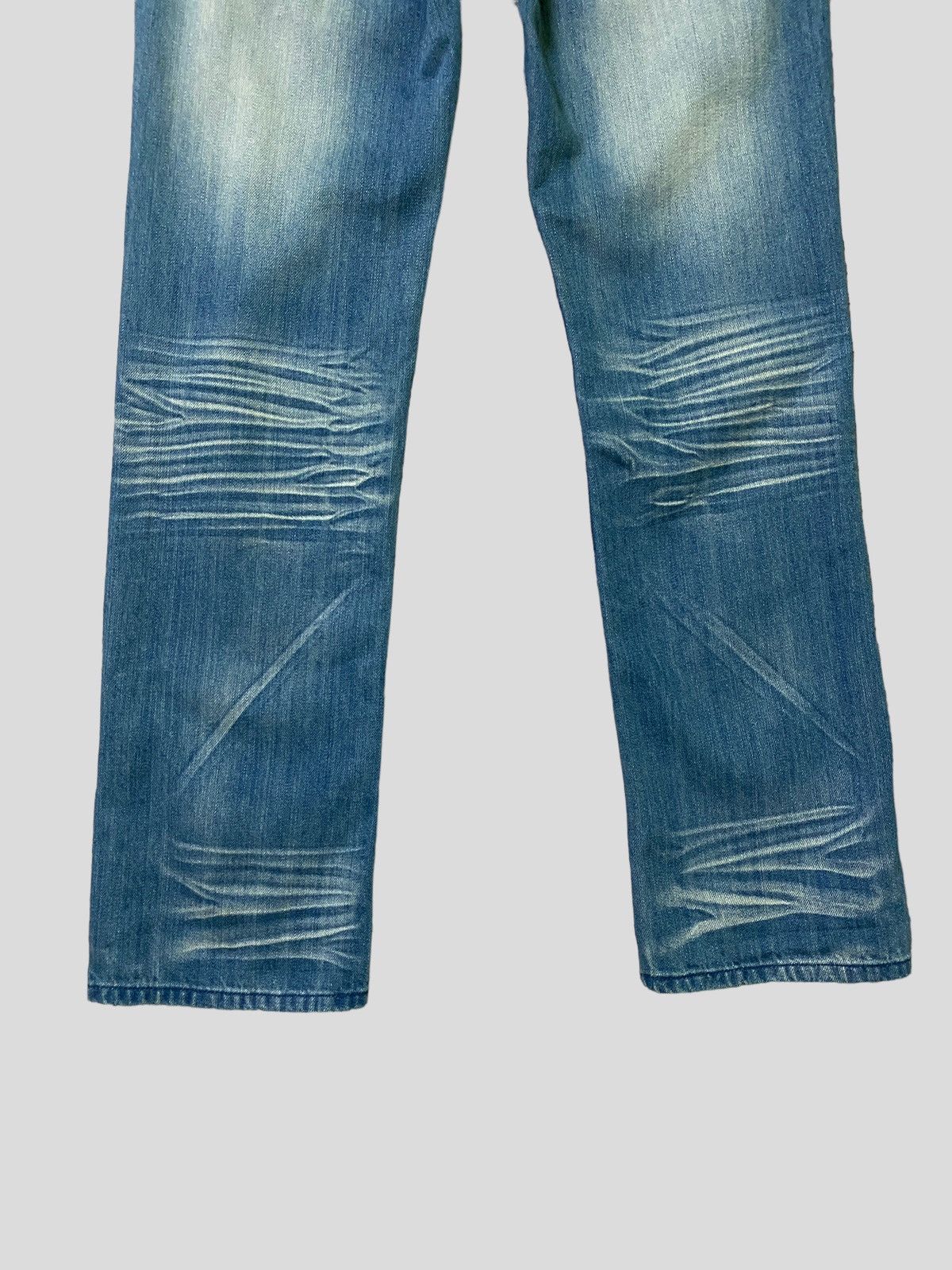 Designer × Japanese Brand × Vintage Vintage Blue Moon Blue Patches Low Rise Denim Size US 30 / EU 46 - 13 Thumbnail