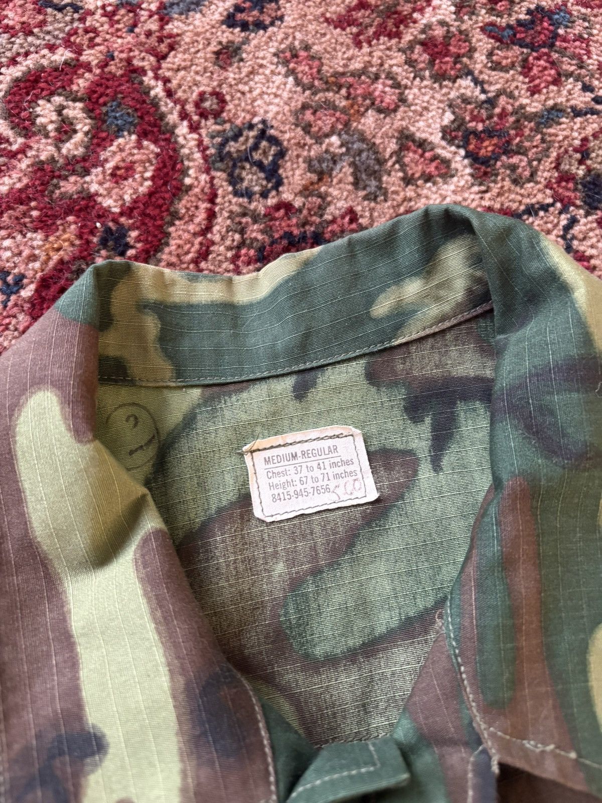 Vintage USGI ERDL Jungle Jacket Size US M / EU 48-50 / 2 - 3 Thumbnail