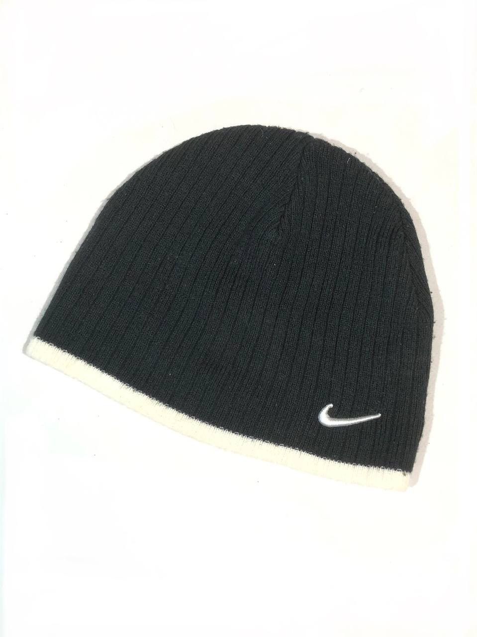 Nike × Vintage Nike Vintage Black White Hats Size ONE SIZE - 1 Thumbnail