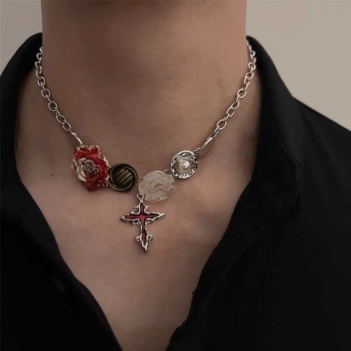 Other Dark STEAL! Y2K Chains Necklace Chain Size ONE SIZE - 5 Thumbnail