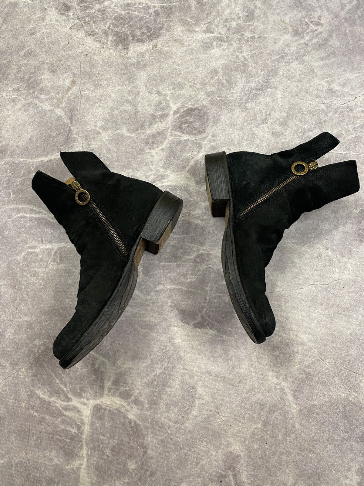 Fiorentini + Baker Fiorentini Baker Suede Biker Moto Wrinkles Boots Size: 37 Size US 7 / IT 37 - 5 Thumbnail