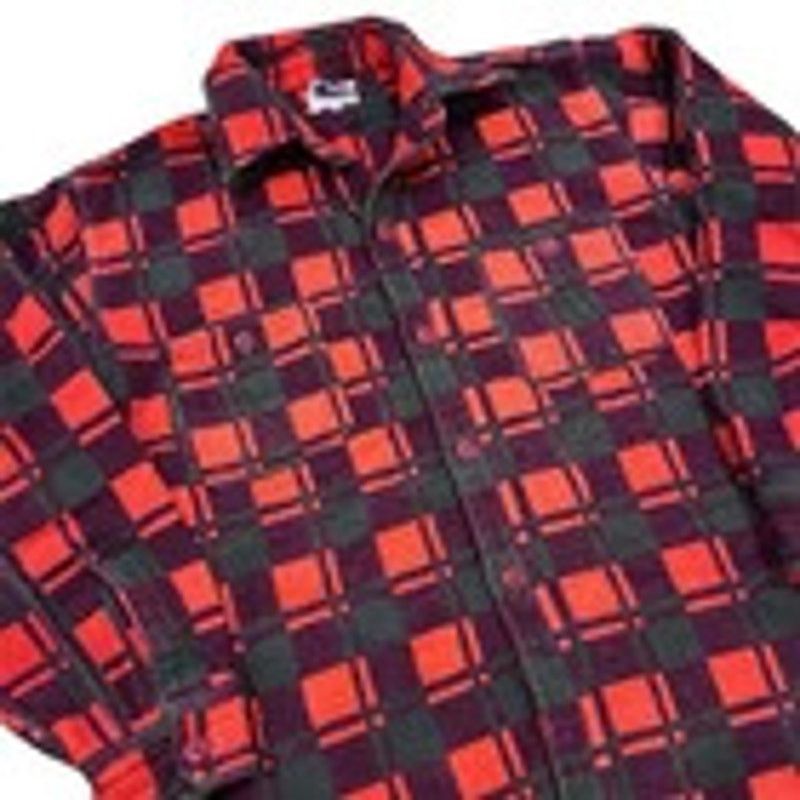 Champion Champion-1950s green and red cotton flannel Size US M / EU 48-50 / 2 - 3 Thumbnail