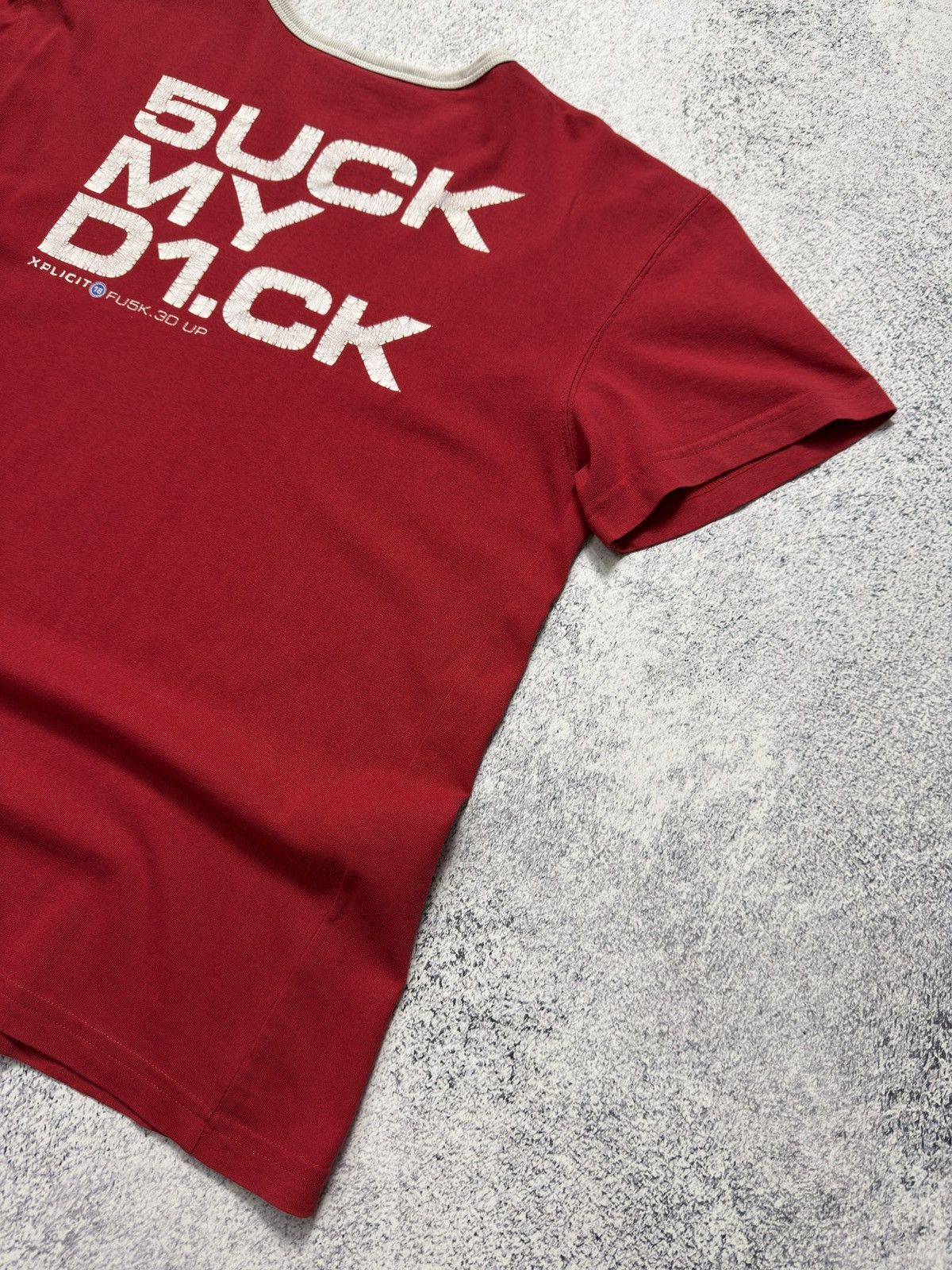 Vintage Vintage Y2K Fishbone ‘Suck My Dick’ Central Cee T-Shirt Size US L / EU 52-54 / 3 - 13 Thumbnail