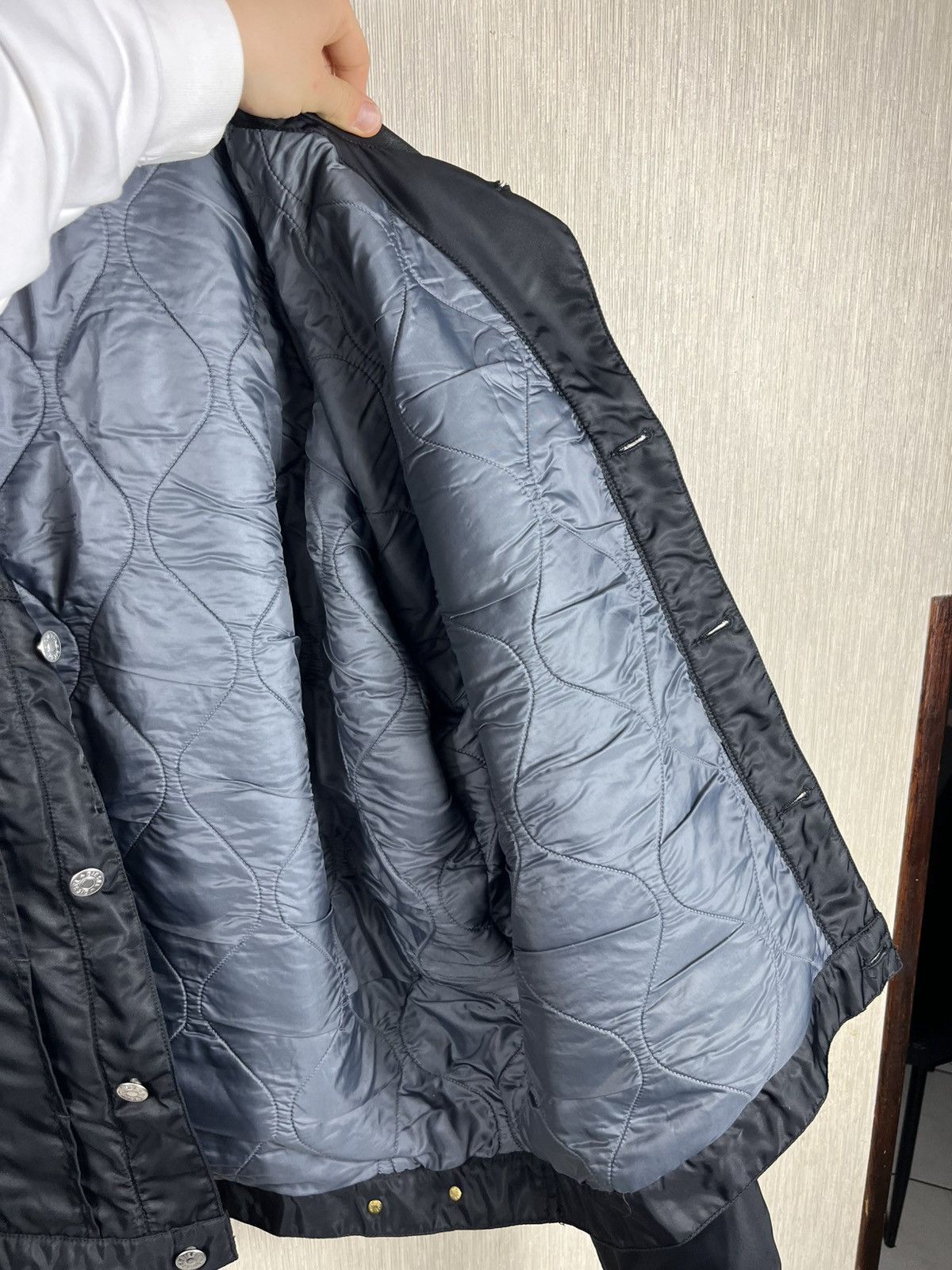 Diesel Vintage 90s Diesel Denver jacket workwear nylon leather boxy Size US XXL / EU 58 / 5 - 21 Thumbnail