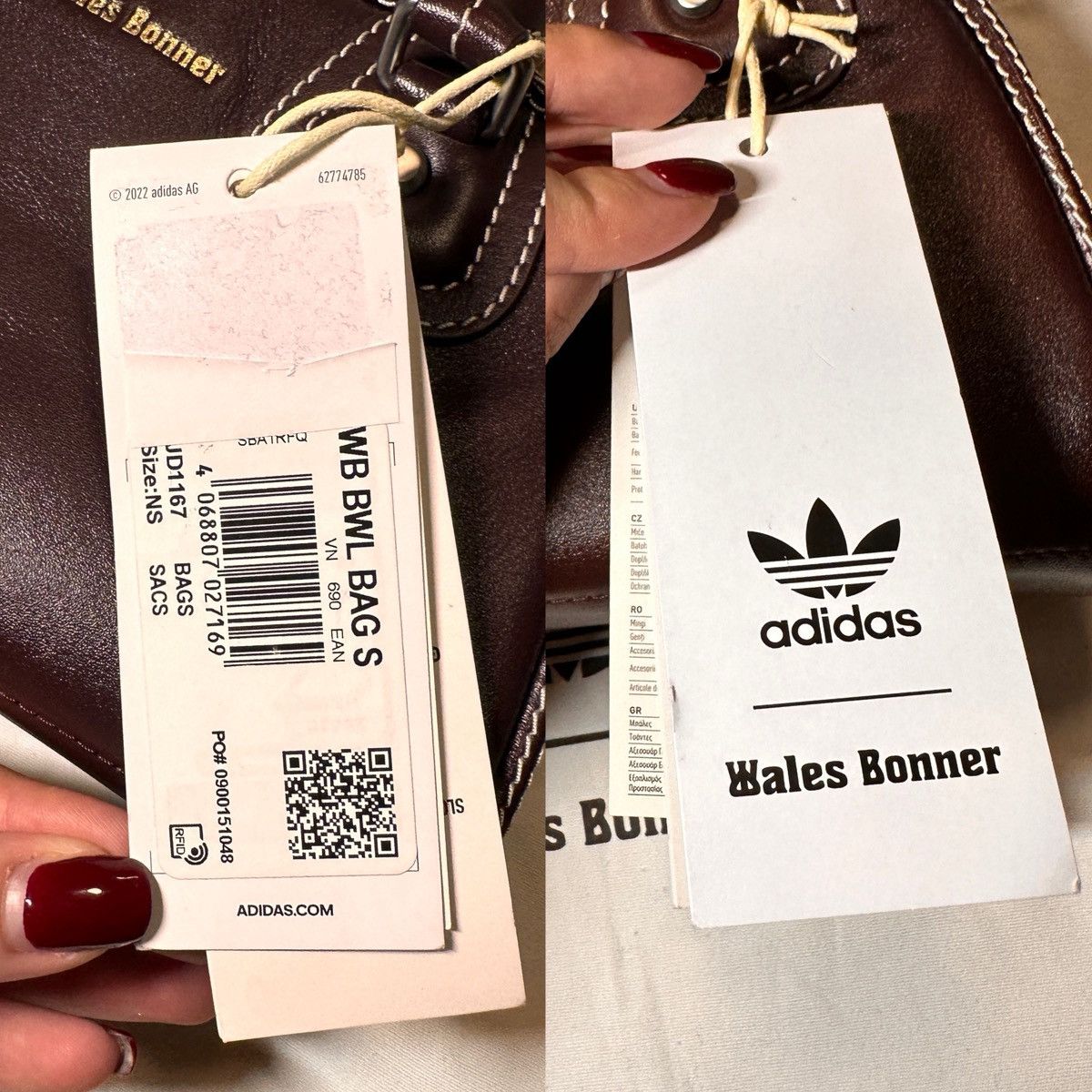Adidas × Wales Bonner Rare ADIDAS X WALES BONNER small bowling bag (brand new) Size ONE SIZE - 11 Thumbnail