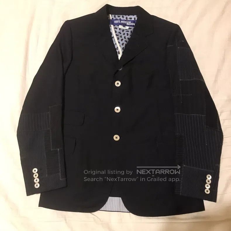 Comme Des Garcons African Indian Ethnic Themed Patchwork S