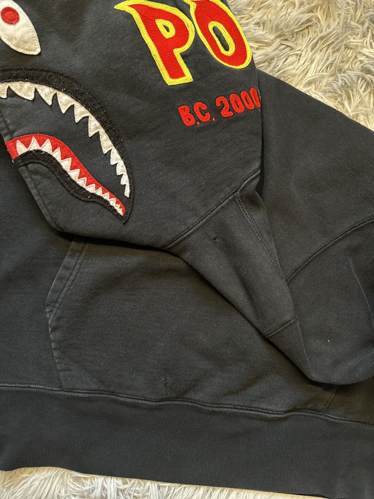 Bape Ape Bape Color Hoodie Black 2nd Shark L Size US L / EU 52-54 / 3 - 3 Thumbnail