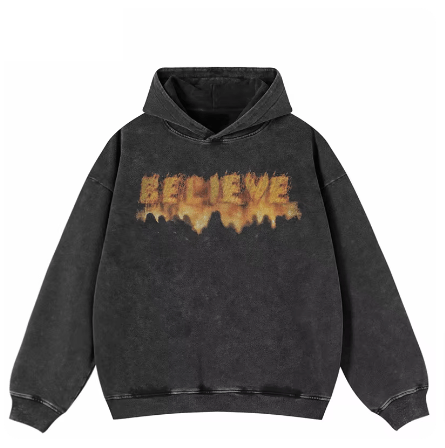 Japanese Brand × Vintage "Believe-L" Hoodie Size US L / EU 52-54 / 3 - 1 Thumbnail