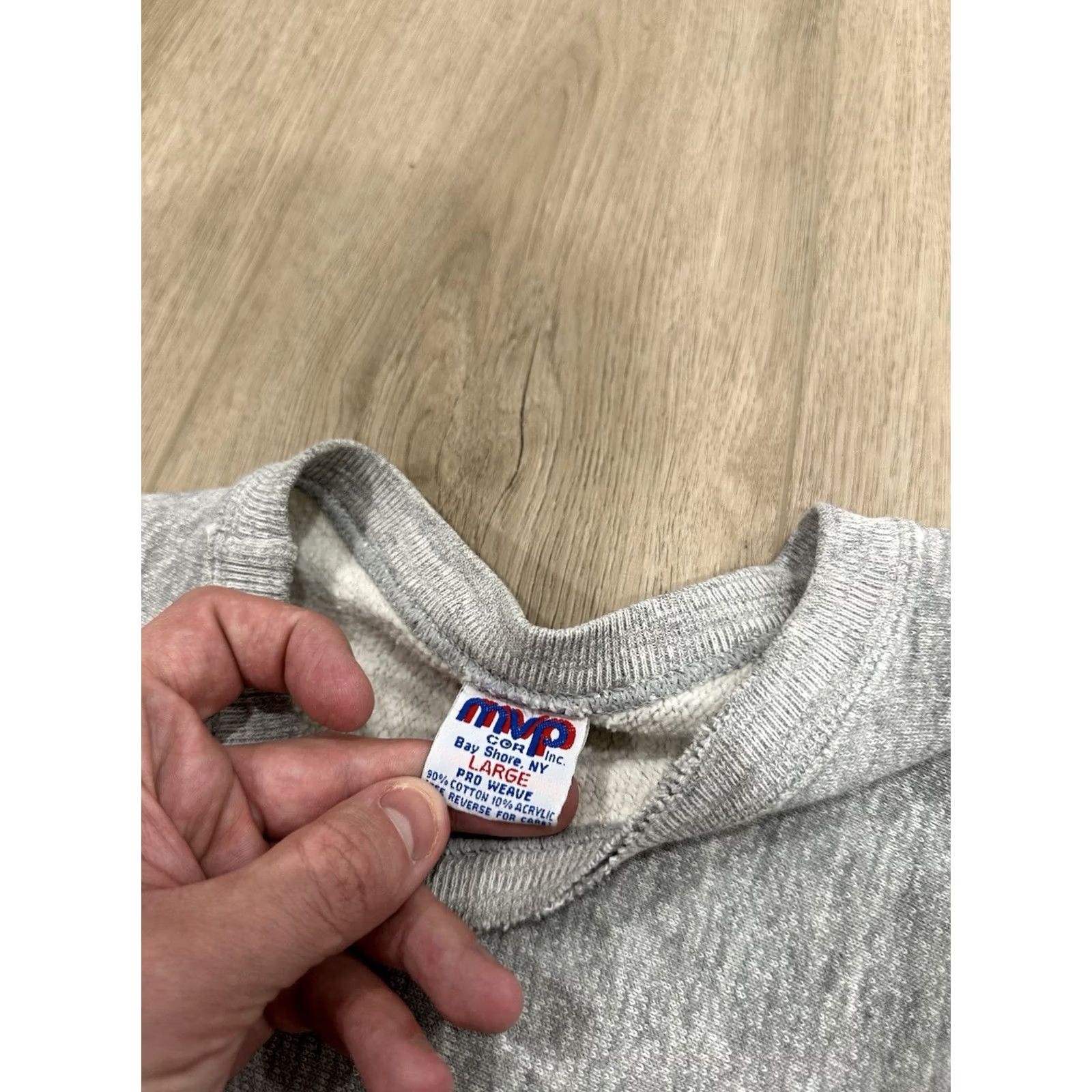 Vintage VTG MVP Cor Inc Pro Syracuse University Crew Sweatshirt Adult L Gray University Sweatshirt Mens Crew Neck Pullover Fleece Size US L / EU 52-54 / 3 - 7 Thumbnail