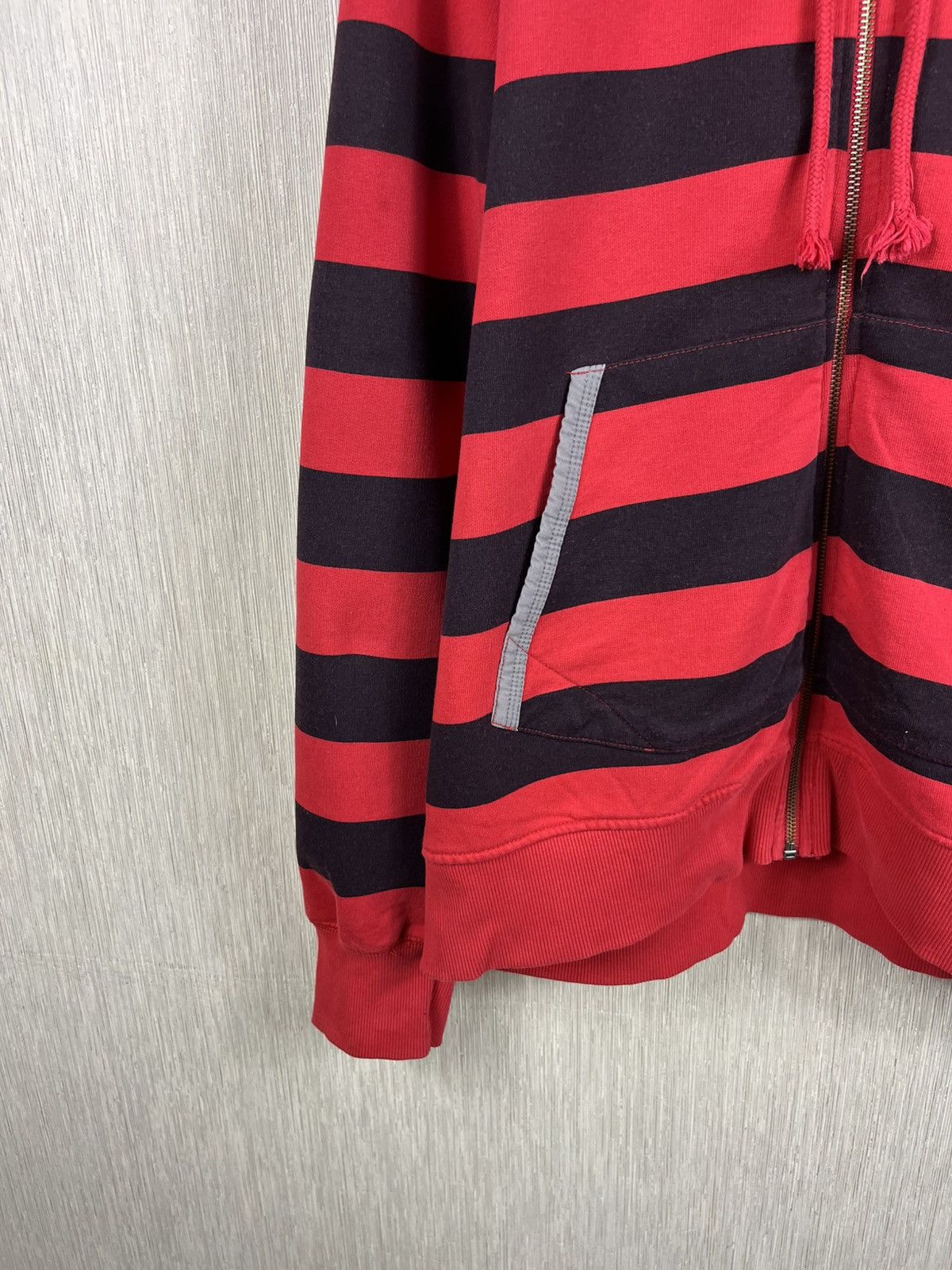 Helly Hansen × Seditionaries × Vintage Vintage Helly Hanse y2k zip hoodie striped sweatshirt Size US M / EU 48-50 / 2 - 7 Thumbnail