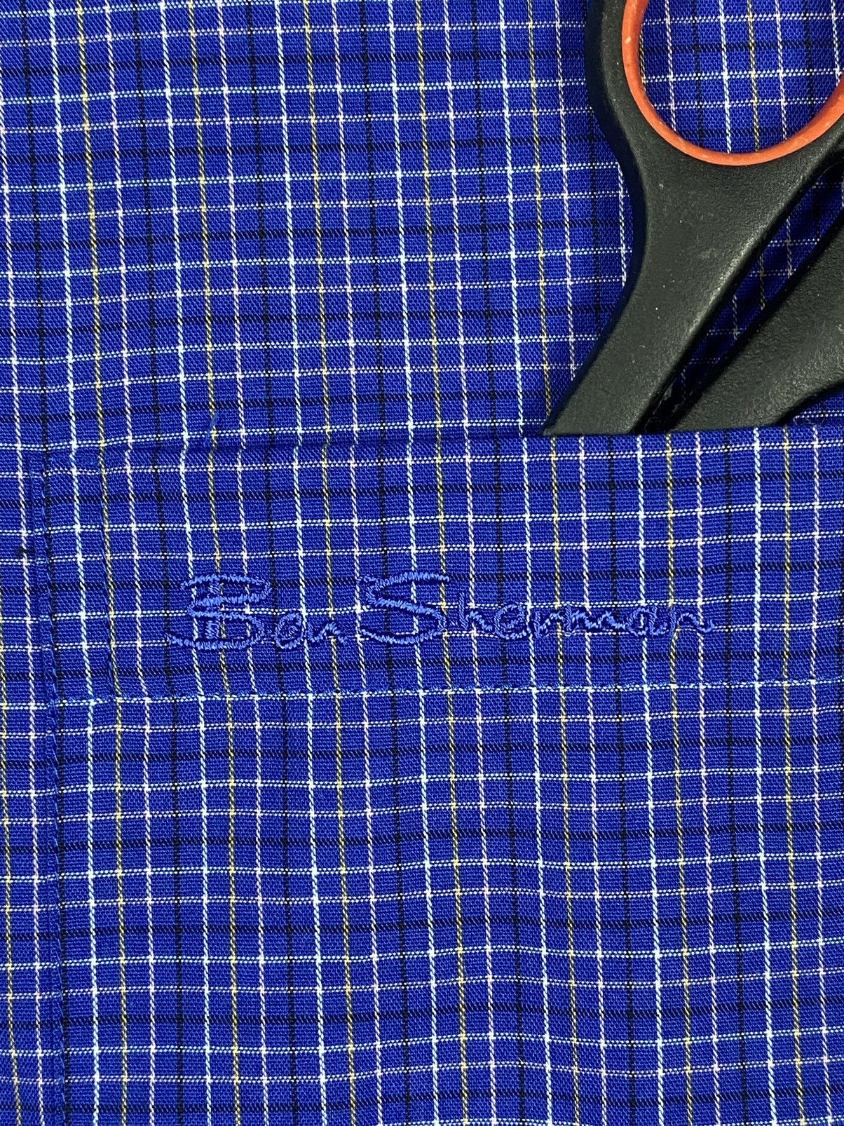 Ben Sherman × Designer NEW Ben Sherman Checked Designer Button Up Shirt Size US M / EU 48-50 / 2 - 9 Thumbnail