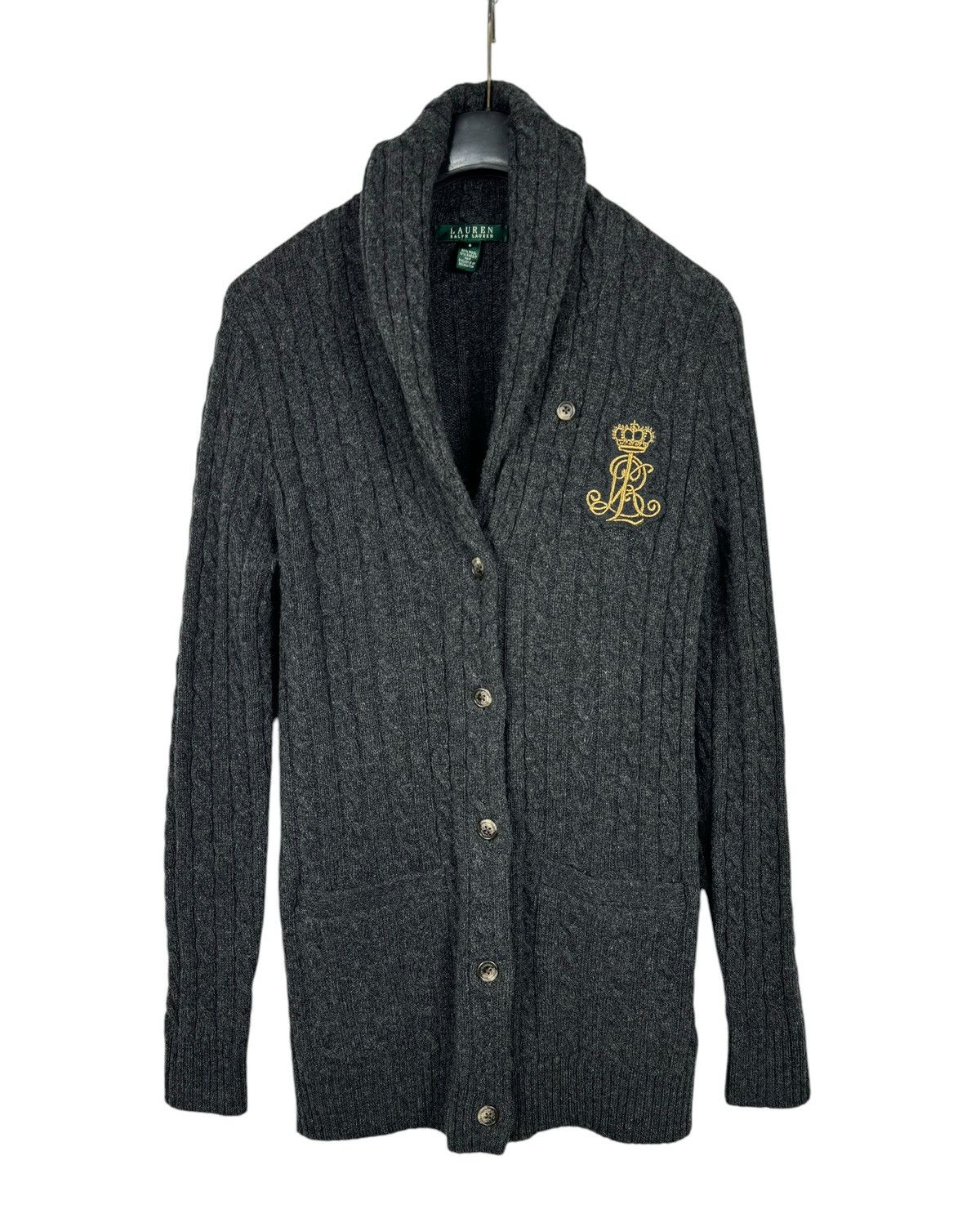 Lauren Ralph Lauren × Ralph Lauren Lauren Ralph Lauren Cable Knit Cardigan Wool Rabbit Hair Size S / US 4 / IT 40 - 9 Thumbnail