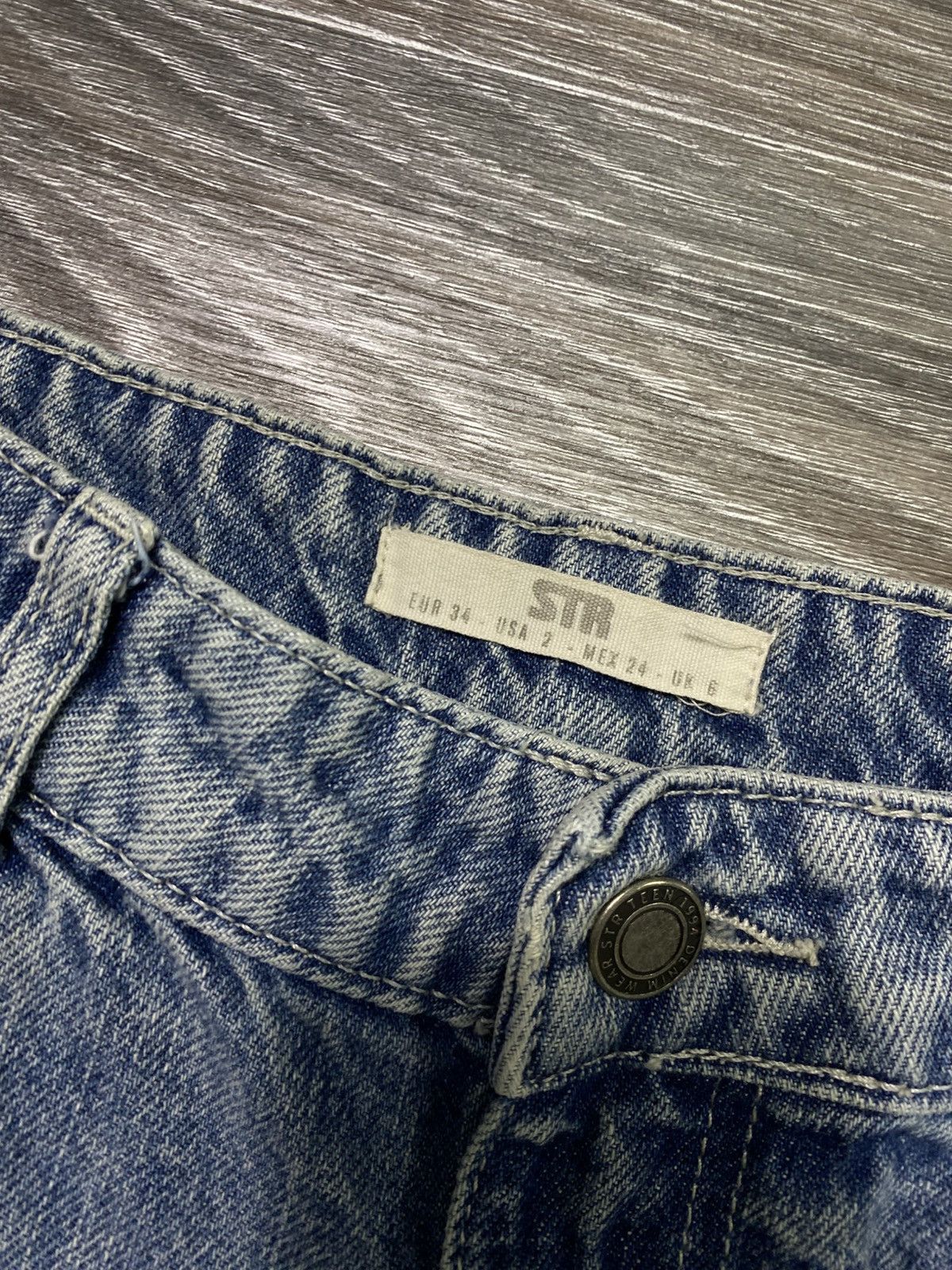 Japanese Brand × Vintage Distressed denim crash pants Y2K baggy Size US 28 / EU 44 - 7 Thumbnail