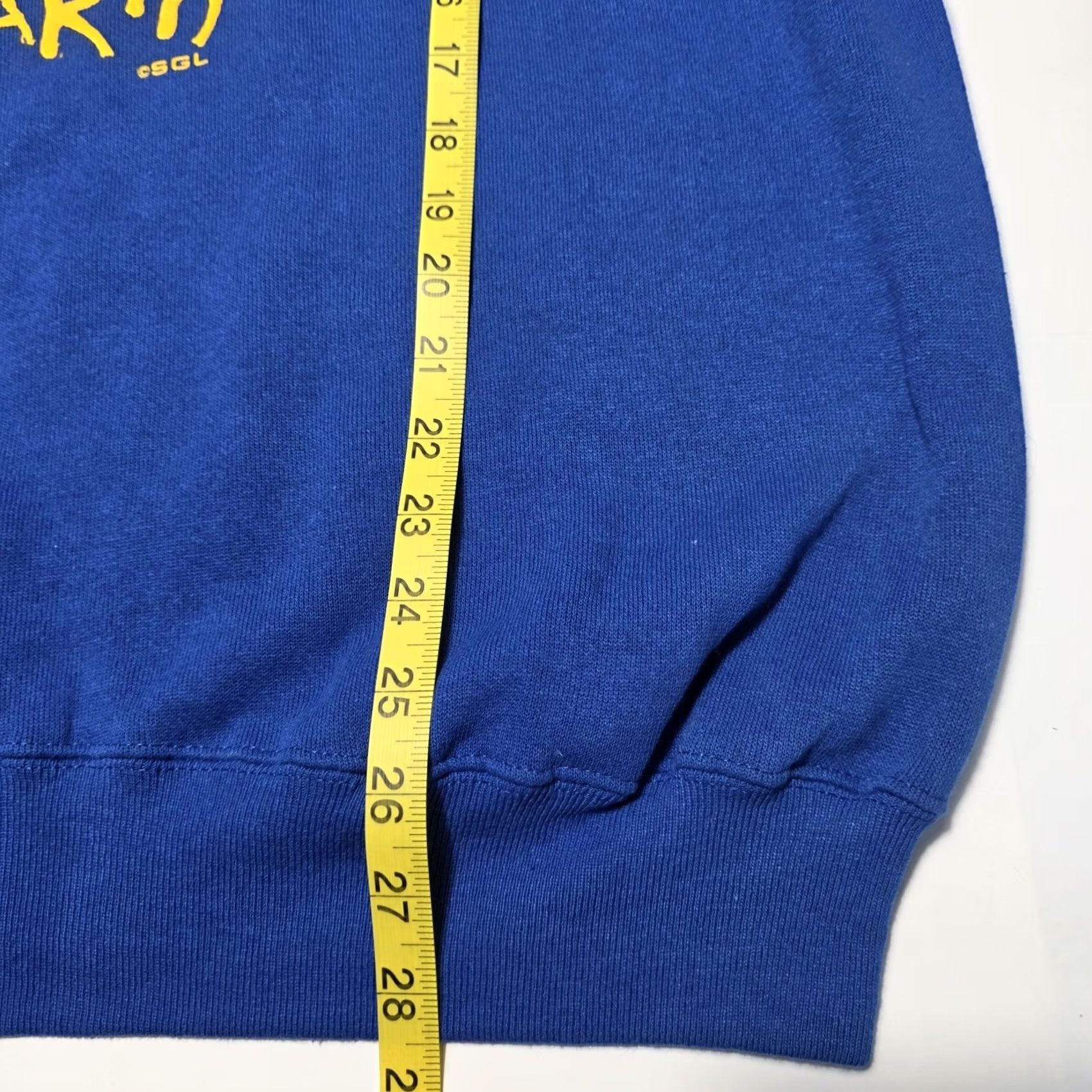 Tultex VINTAGE Best Grandpa On Earth Sweatshirt Men XL Blue Hearts USA Puff Print Size US XL / EU 56 / 4 - 5 Thumbnail