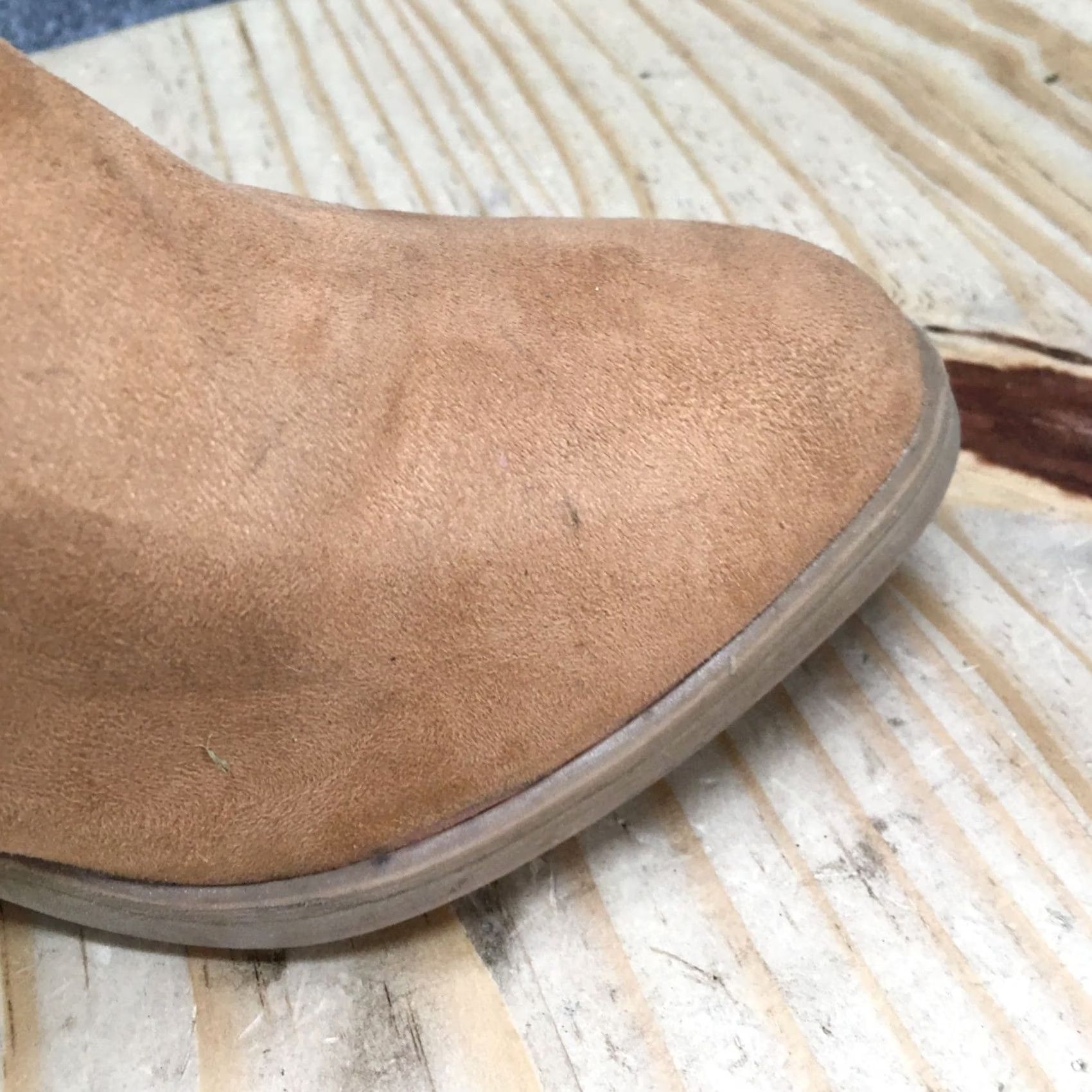 H&M Divided by H&M Boots Womens 41 Casual Side Zip Block Heels Ankle Bootie Brown Shoes Bootie Womens 41 Brown Size US 10 / IT 40 - 5 Thumbnail