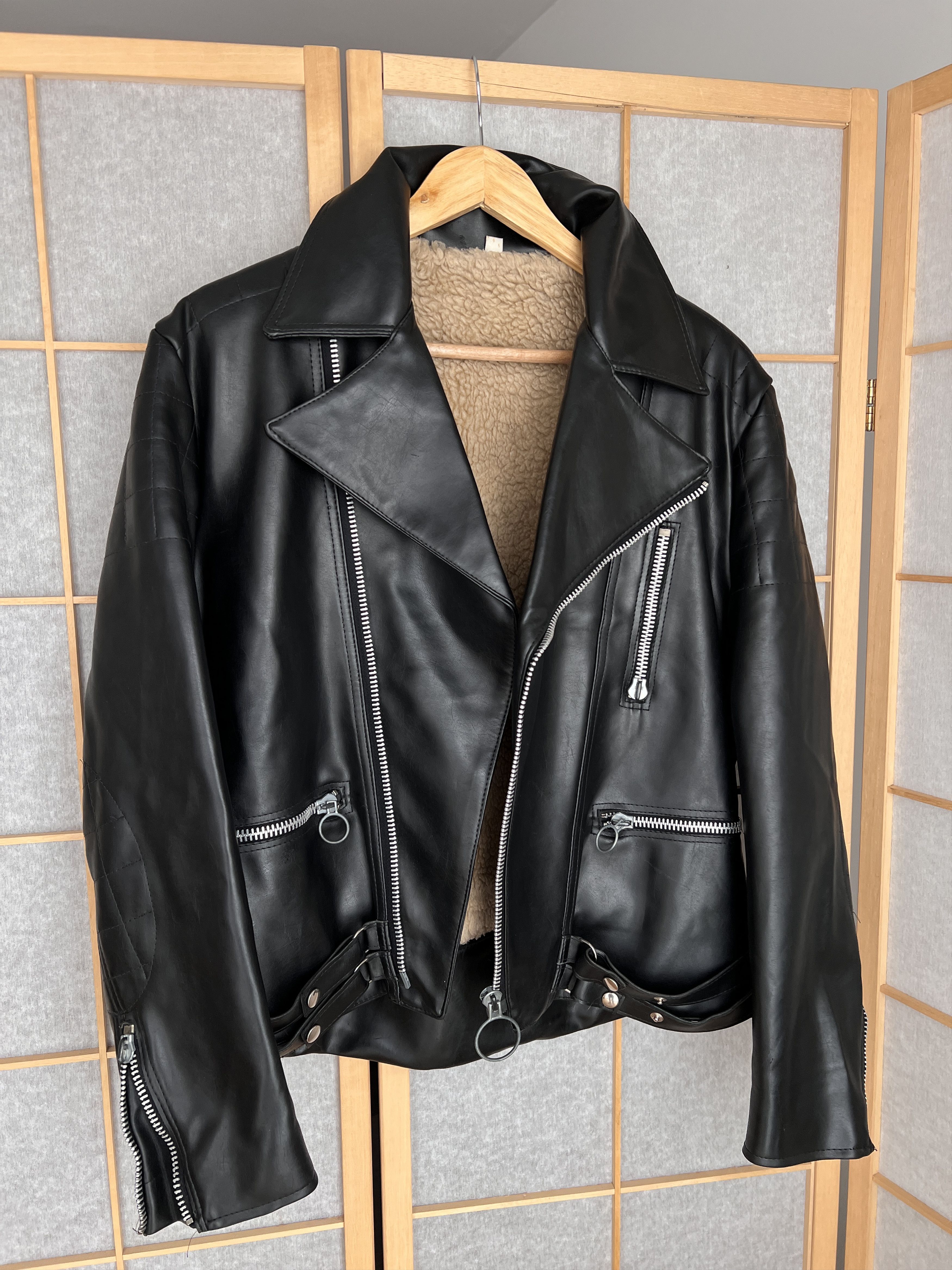 Hysteric Glamour Vegan eco leather 90s Biker jacket bomber opium avant garde Size US M / EU 48-50 / 2 - 8 Thumbnail