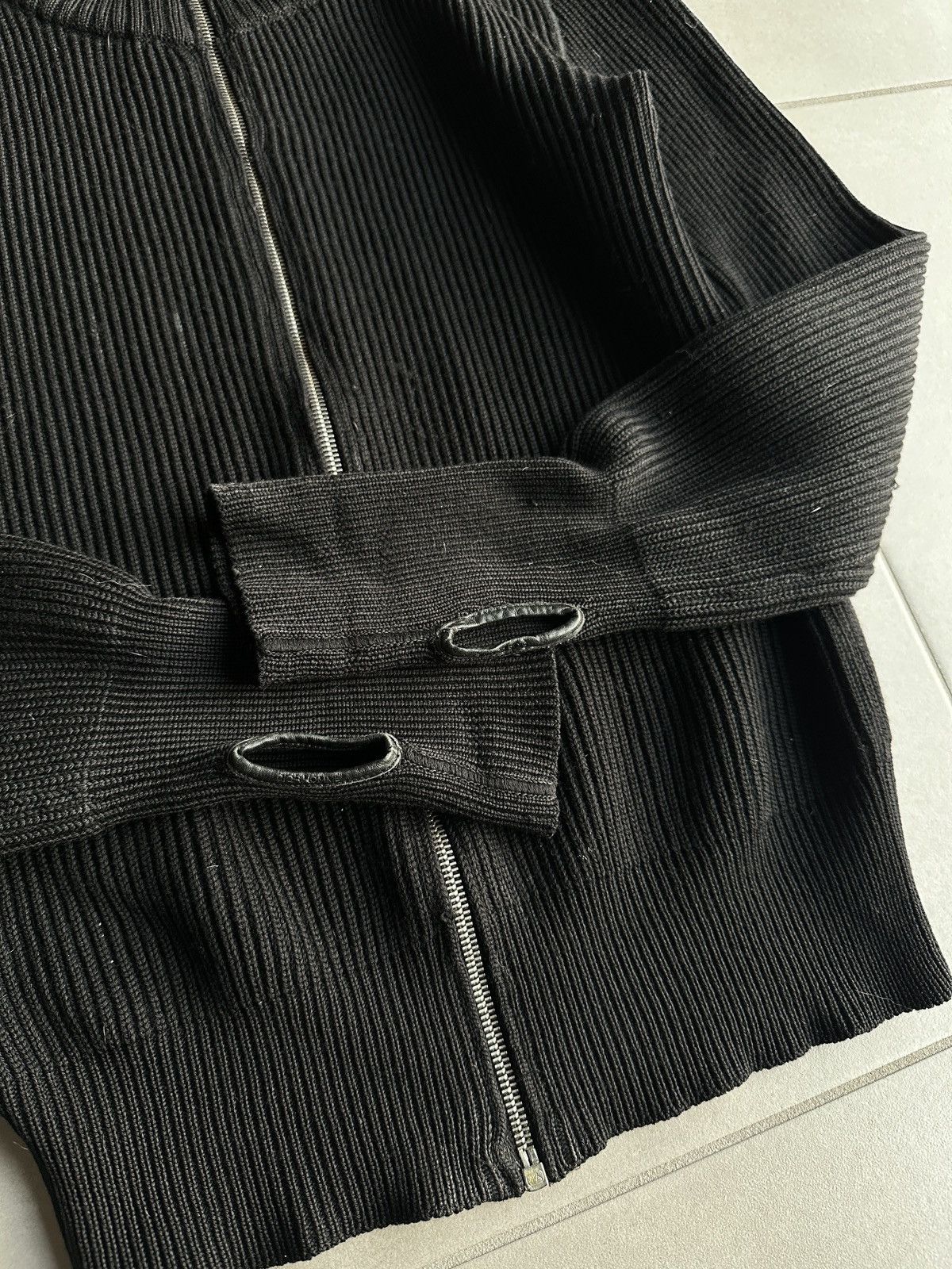 Dior × Hedi Slimane Dior Homme AW07 “Navigate” thumb hole diver knit sweater Size US S / EU 44-46 / 1 - 8 Thumbnail