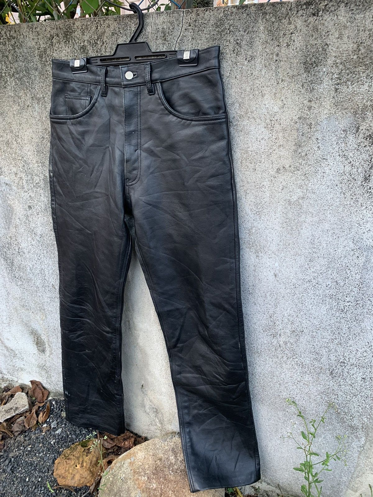 Japanese Brand Vintage Leather pants Size US 32 / EU 48 - 1 Thumbnail