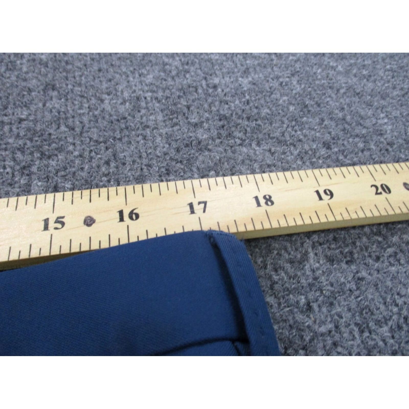 Peter Millar Peter Millar Pants Men 34 Chino Straight Flat Front Belt Loops Zip Zipper Polyester Canvas 33 In Inseam Blue Size US 34 / EU 50 - 6 Thumbnail