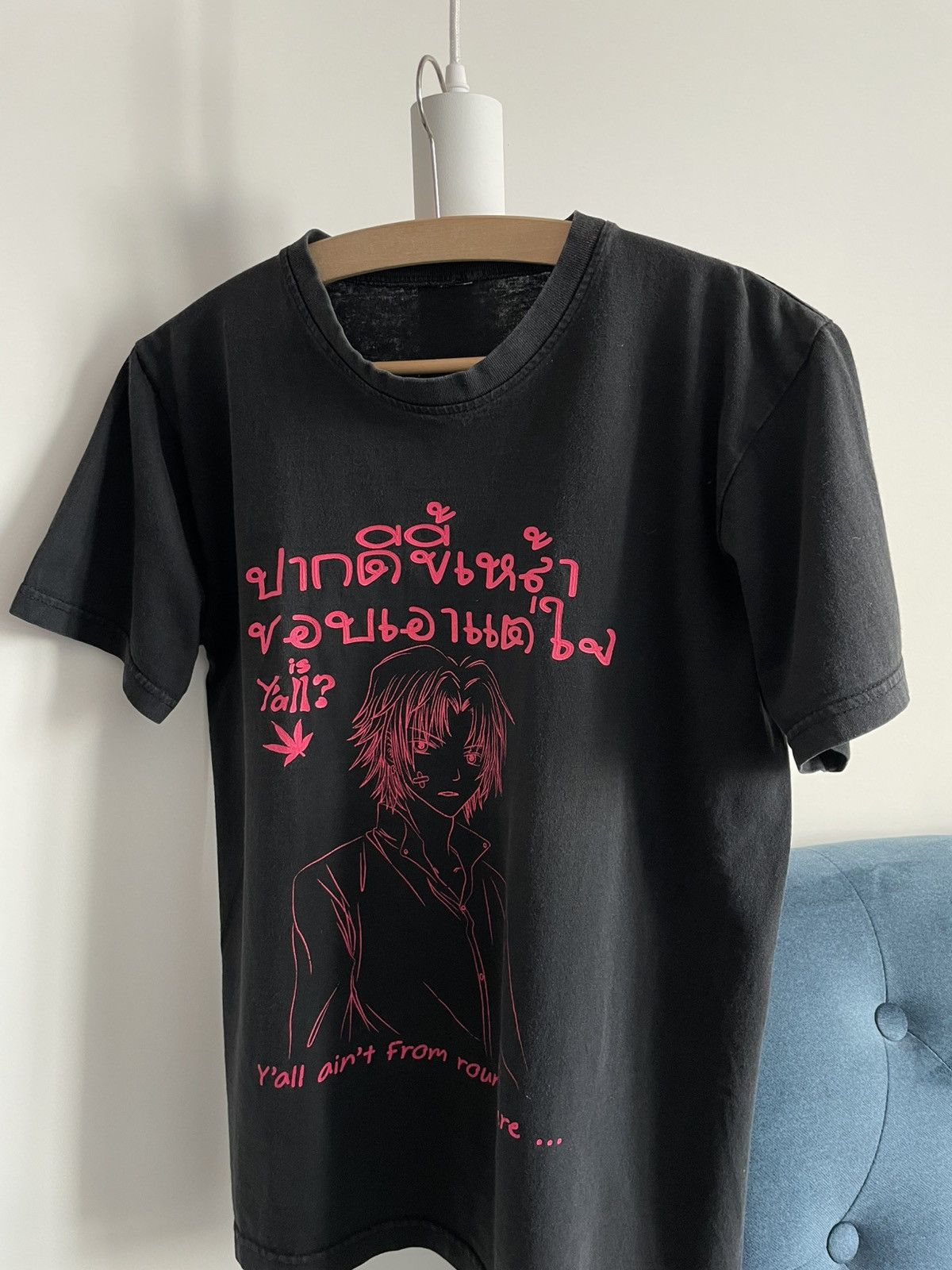 Anime Vintage Anime 90’s Y’all Ain’t From Round Here T-Shirt RARE Size US M / EU 48-50 / 2 - 2 Thumbnail