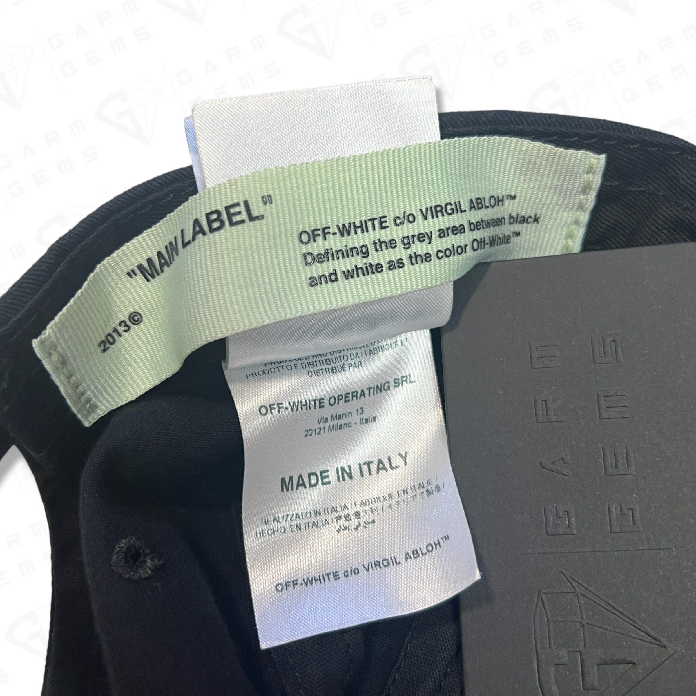 Off-White Off-White Rubber Logo Cap Size ONE SIZE - 9 Thumbnail