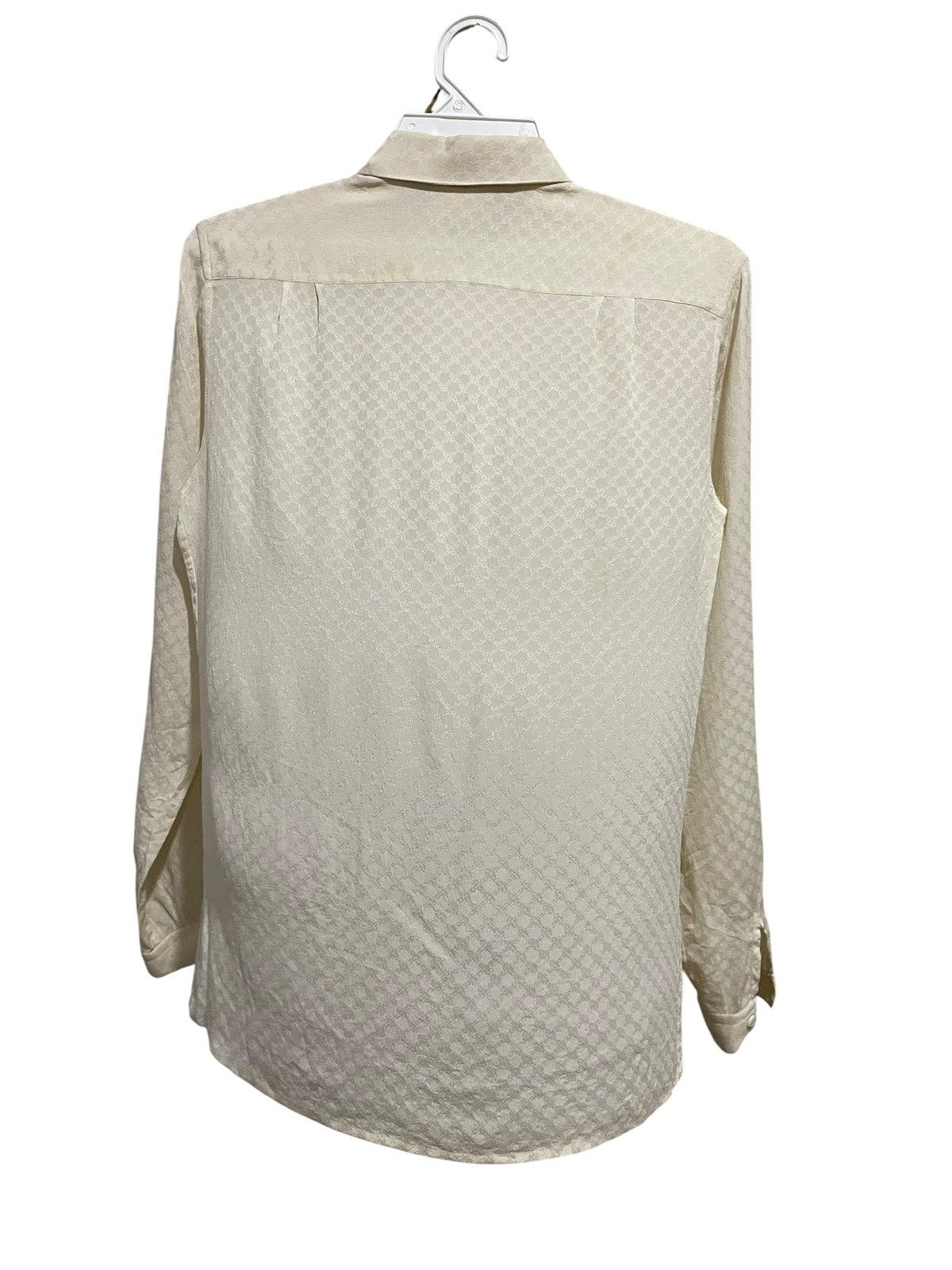 Salvatore Ferragamo VTG Salvatore Ferragamo Firenze 100% Silk Shirts Size M / US 6-8 / IT 42-44 - 8 Thumbnail