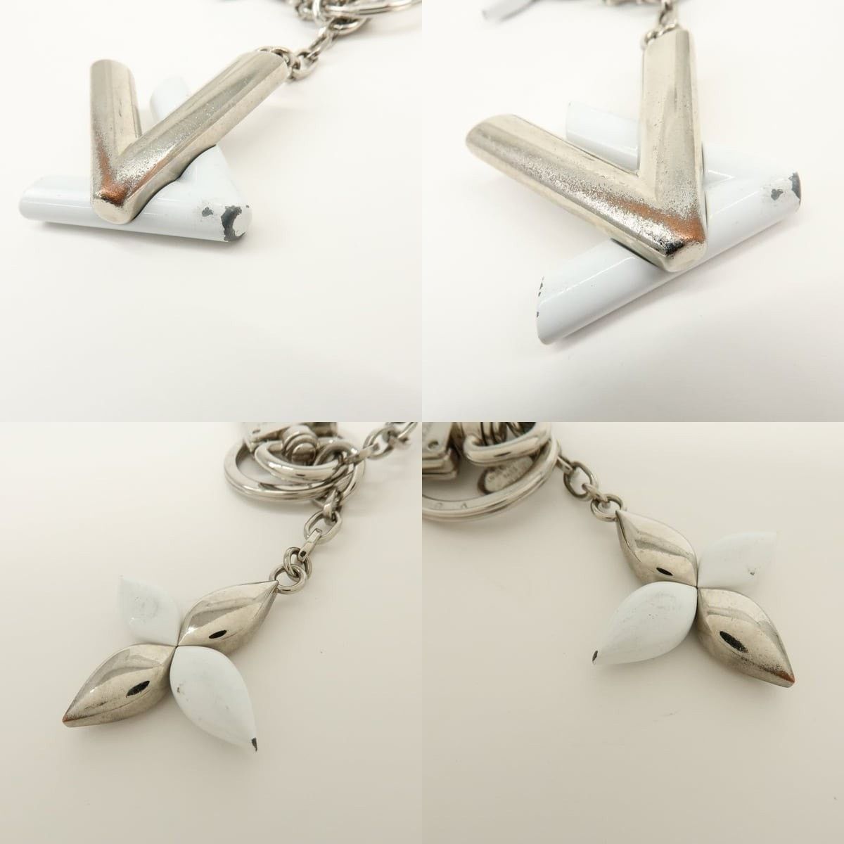 Louis Vuitton Louis Vuitton Twist Metal Bag Charm Silver Size ONE SIZE - 4 Thumbnail