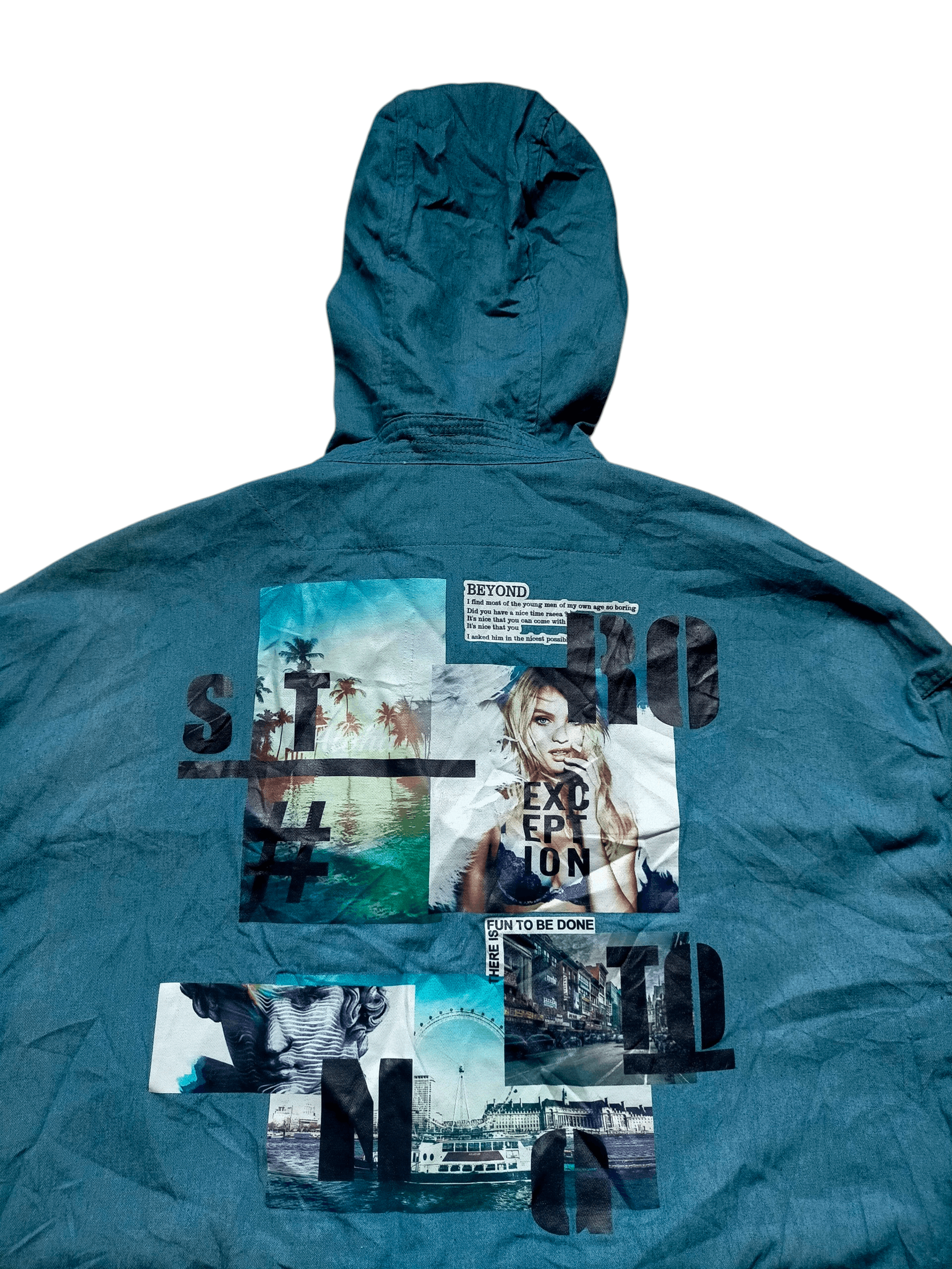 If Six Was Nine 🔥Rare🔥Vtg 90s Jungle storm Rap Patches Parkas Hoodie Size US XXL / EU 58 / 5 - 4 Thumbnail