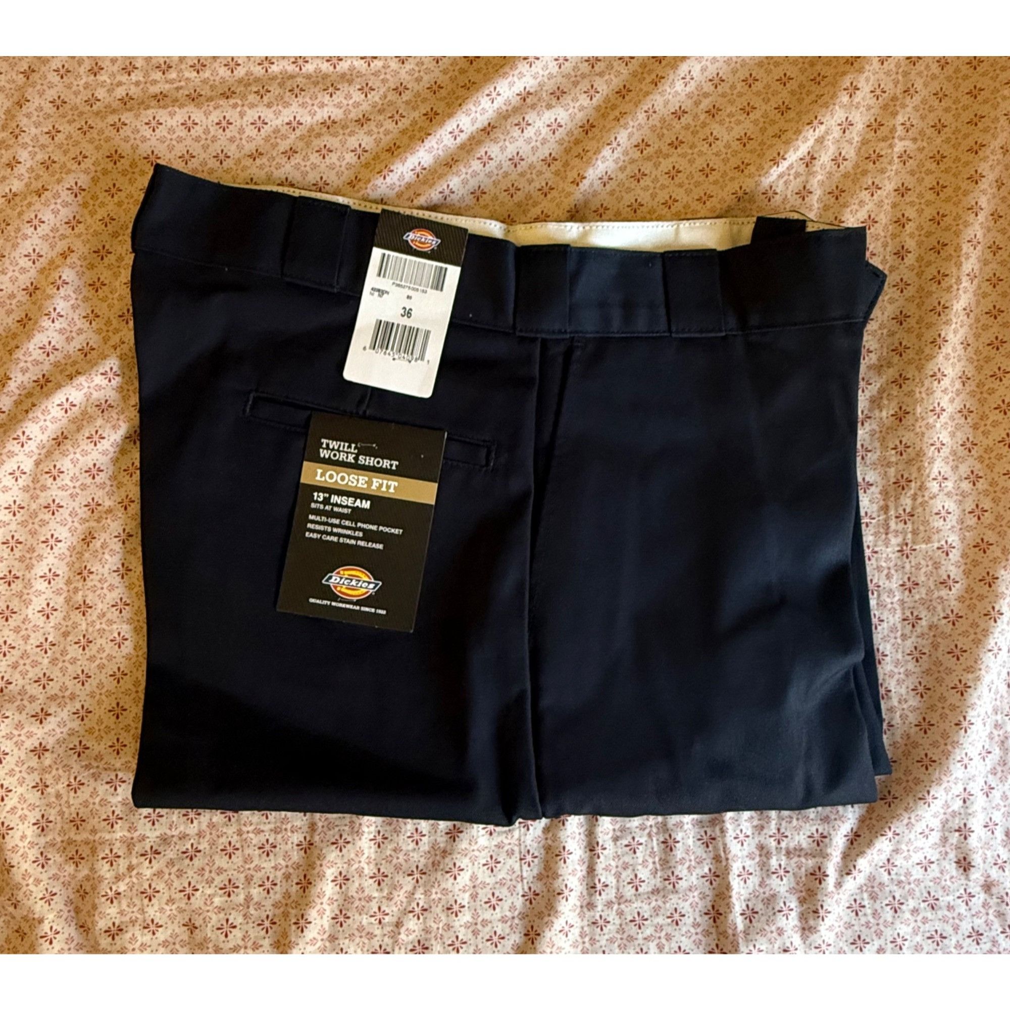 Dickies Dickies Twill Work Shorts Loose Fit 13" Inseam Size 36 (Dark Size US 36 / EU 52 - 4 Thumbnail