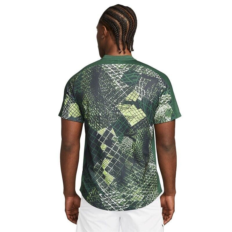 Nike Nike Court DV8841 Dri-Fit Tennis Victory Top Novelty Green M Size US M / EU 48-50 / 2 - 3 Thumbnail